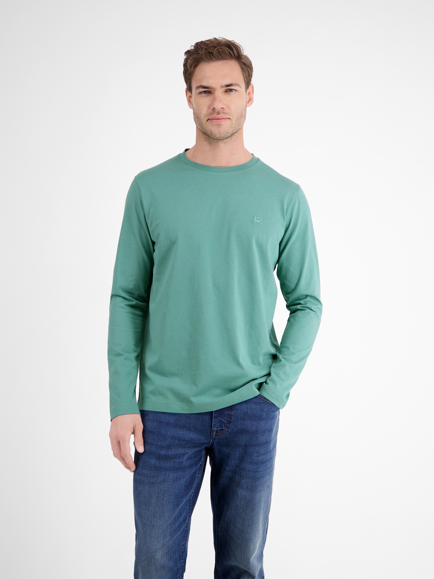 LERROS Longsweatshirt "LERROS Basic-Longsleeve" günstig online kaufen