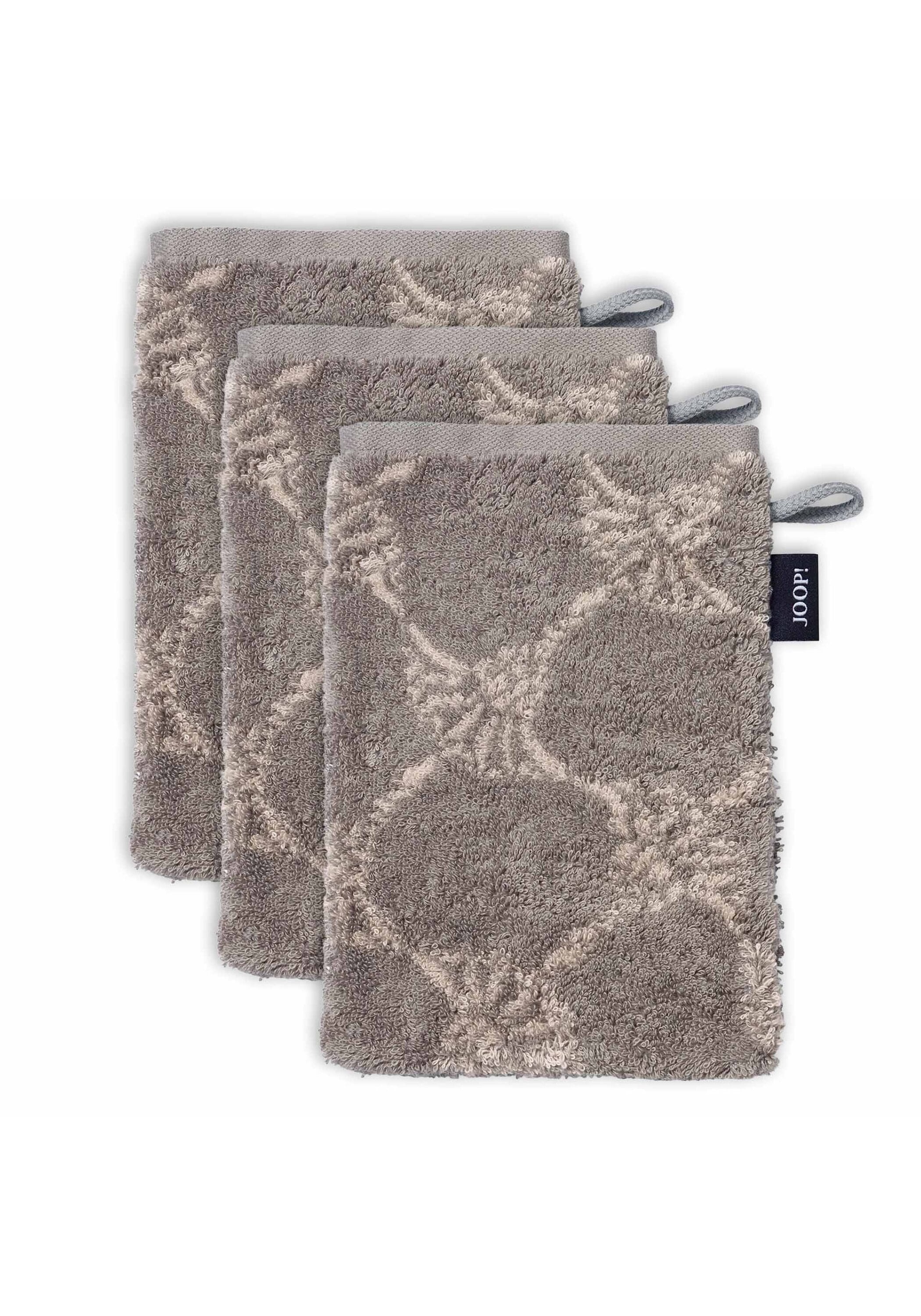 JOOP Waschhandschuh "Waschlappen Doubleface 3er Pack"