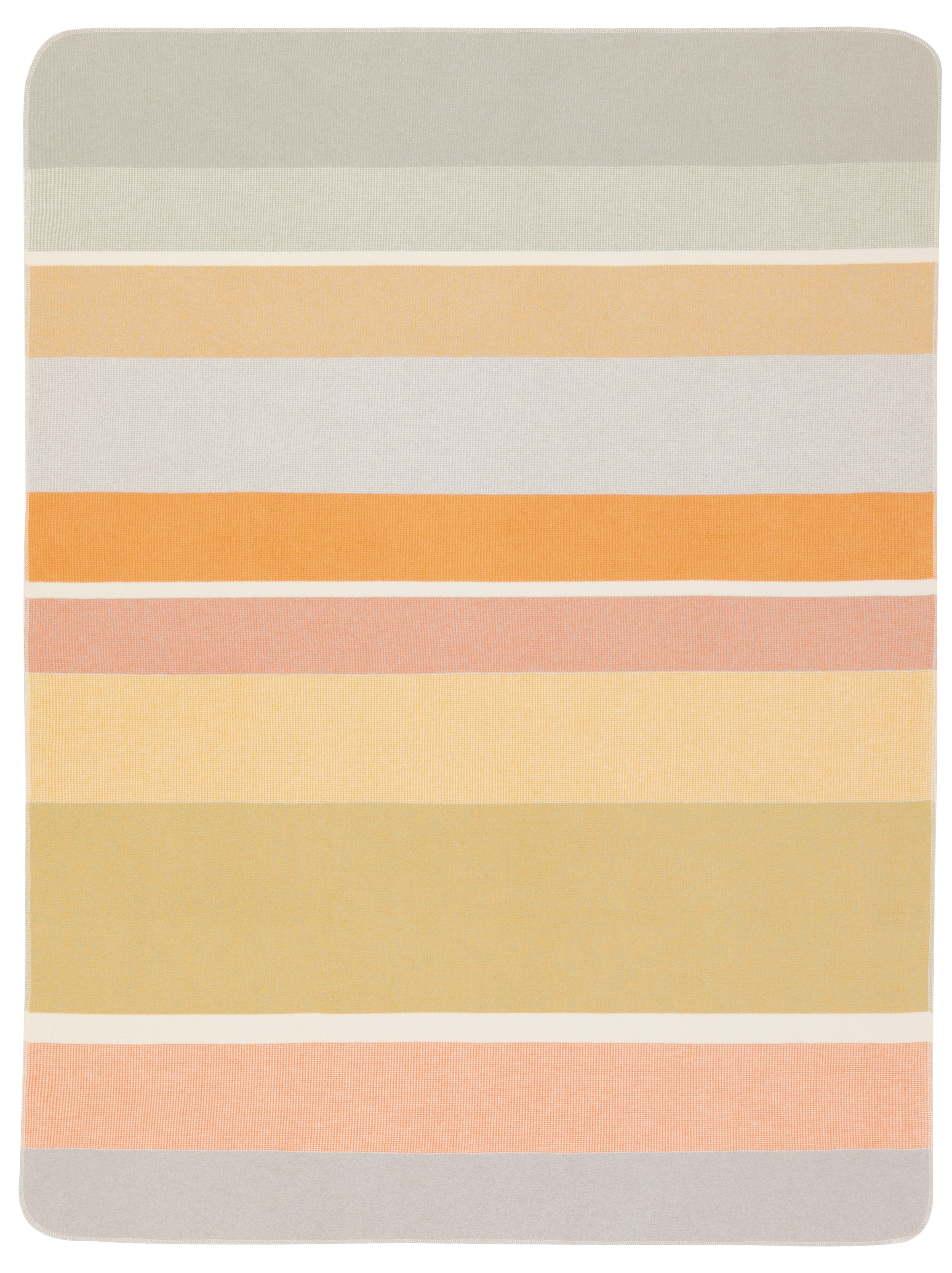Wohndecke BIEDERLACK, B:150cm L:200cmmulticolor, Baumwolle, Wohndecken, "Wohndecke Stripe Oasis", Sommerdecke aus reiner Baumwolle