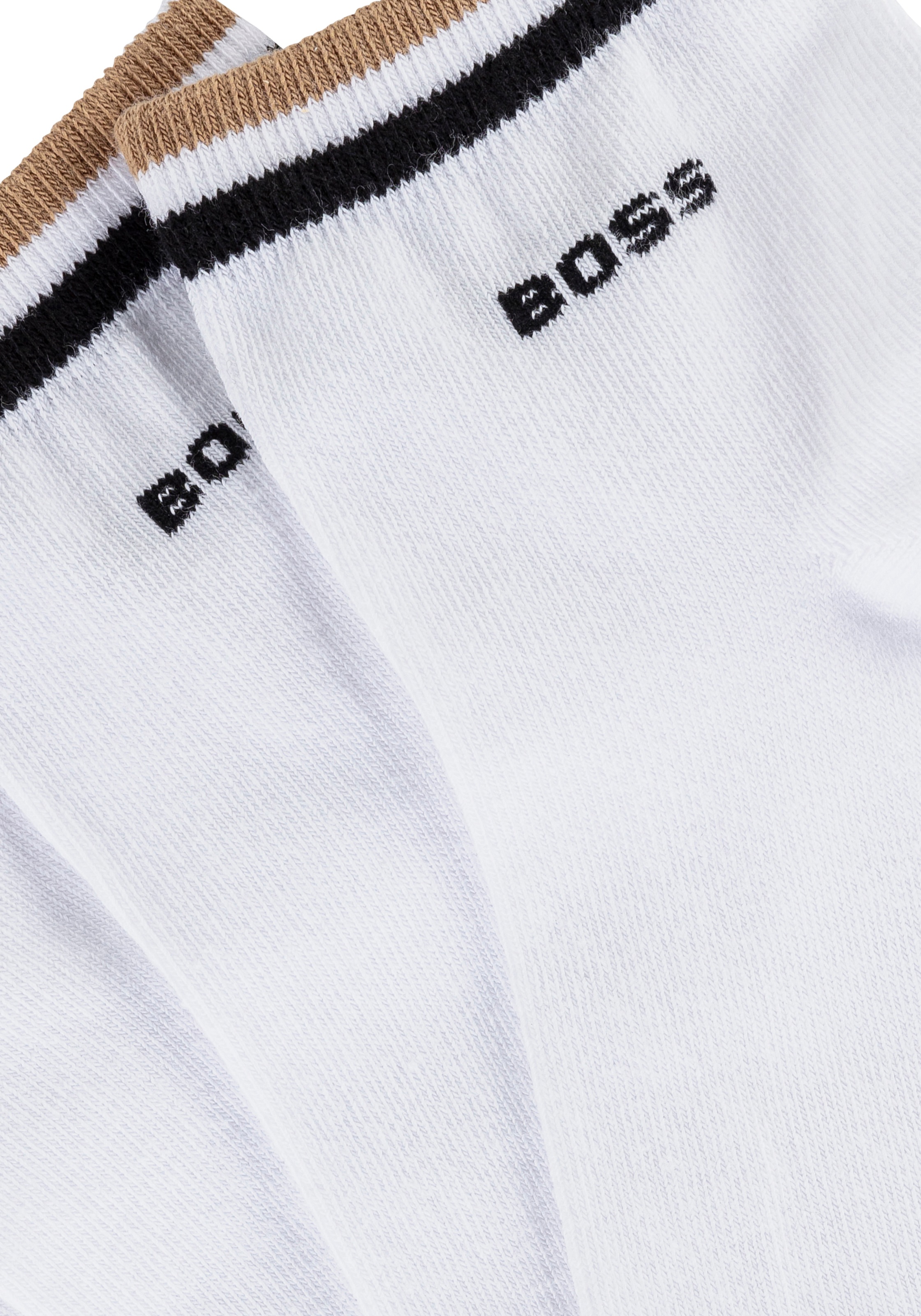 BOSS Freizeitsocken "2P SH Stripe CC", (Packung, 2 Paar, 2er), mit BOSS Sch günstig online kaufen