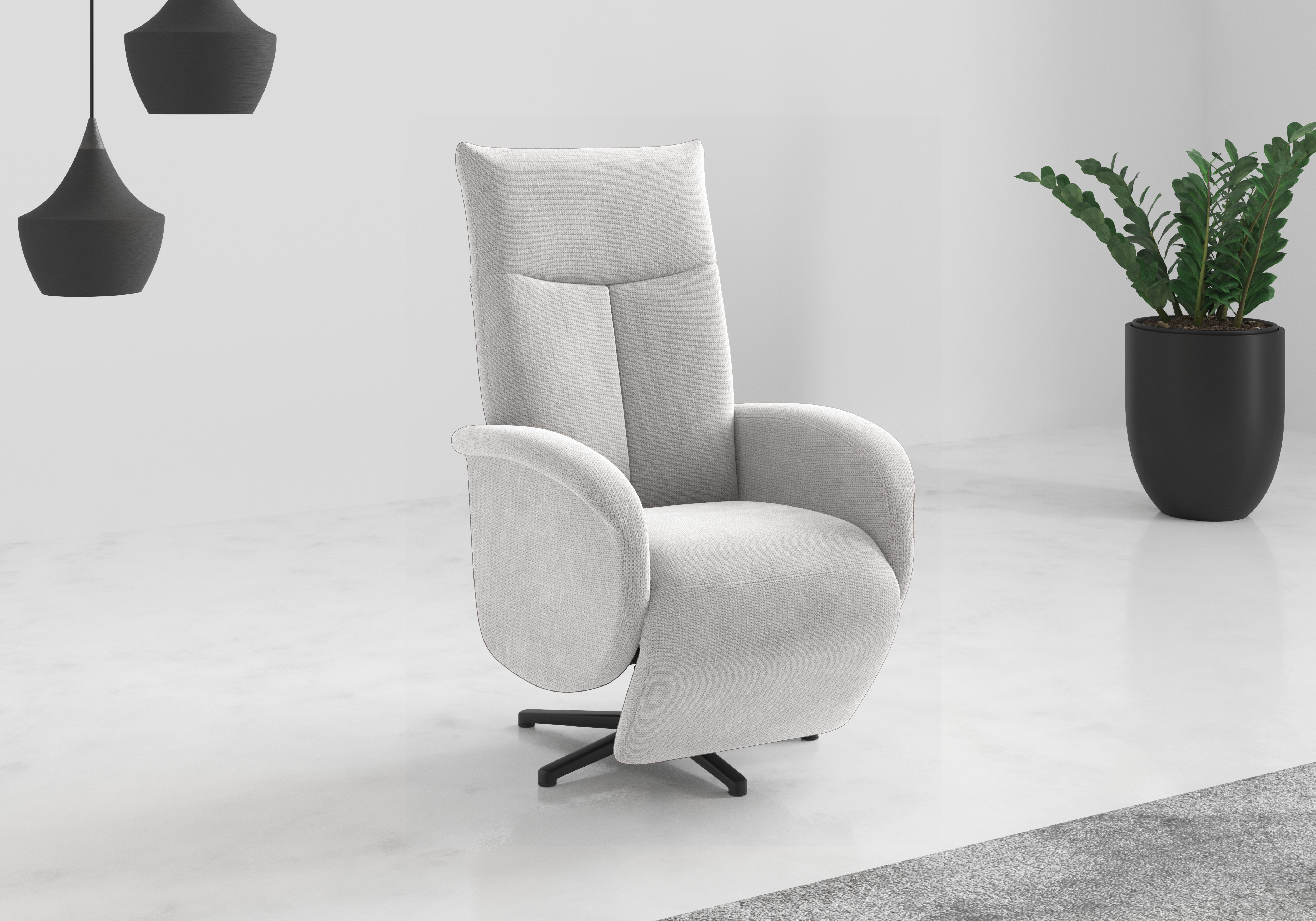 sit&more "Juma, inkl. Drehfunktion & Kopfteilverstellung" Höhe Armlehne 66 cm, wahlweise mit Aufstehhilfe, 2 Motoren und Akku