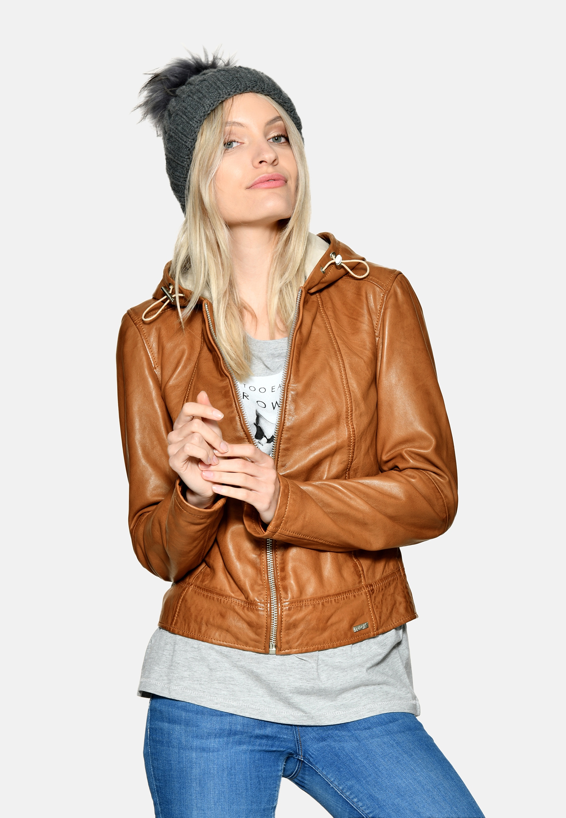 | Lederjacke »Keys« kaufen Maze online BAUR