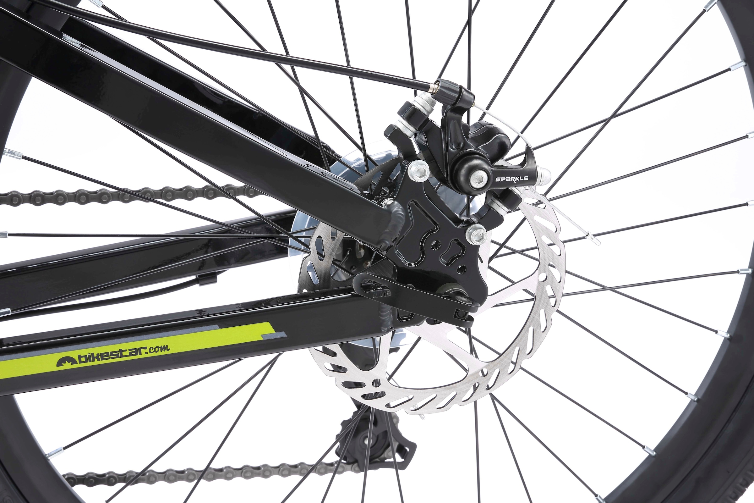 Bikestar Jugendfahrrad, 21 Gang, Shimano, RD-TY21 Schaltwerk, Kettenschaltung