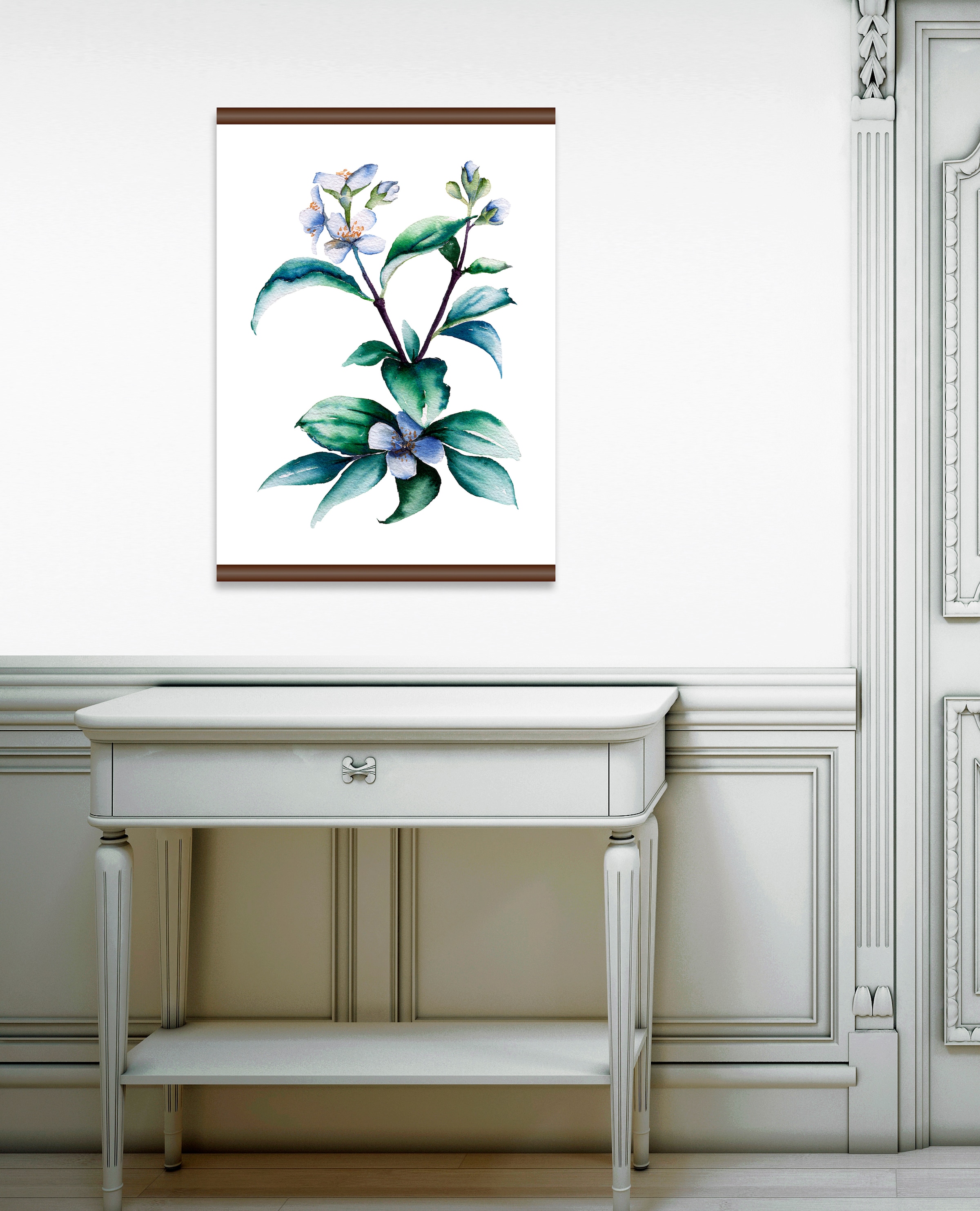 queence Leinwandbild »Lila Pflanze«, 50x70 cm kaufen | BAUR