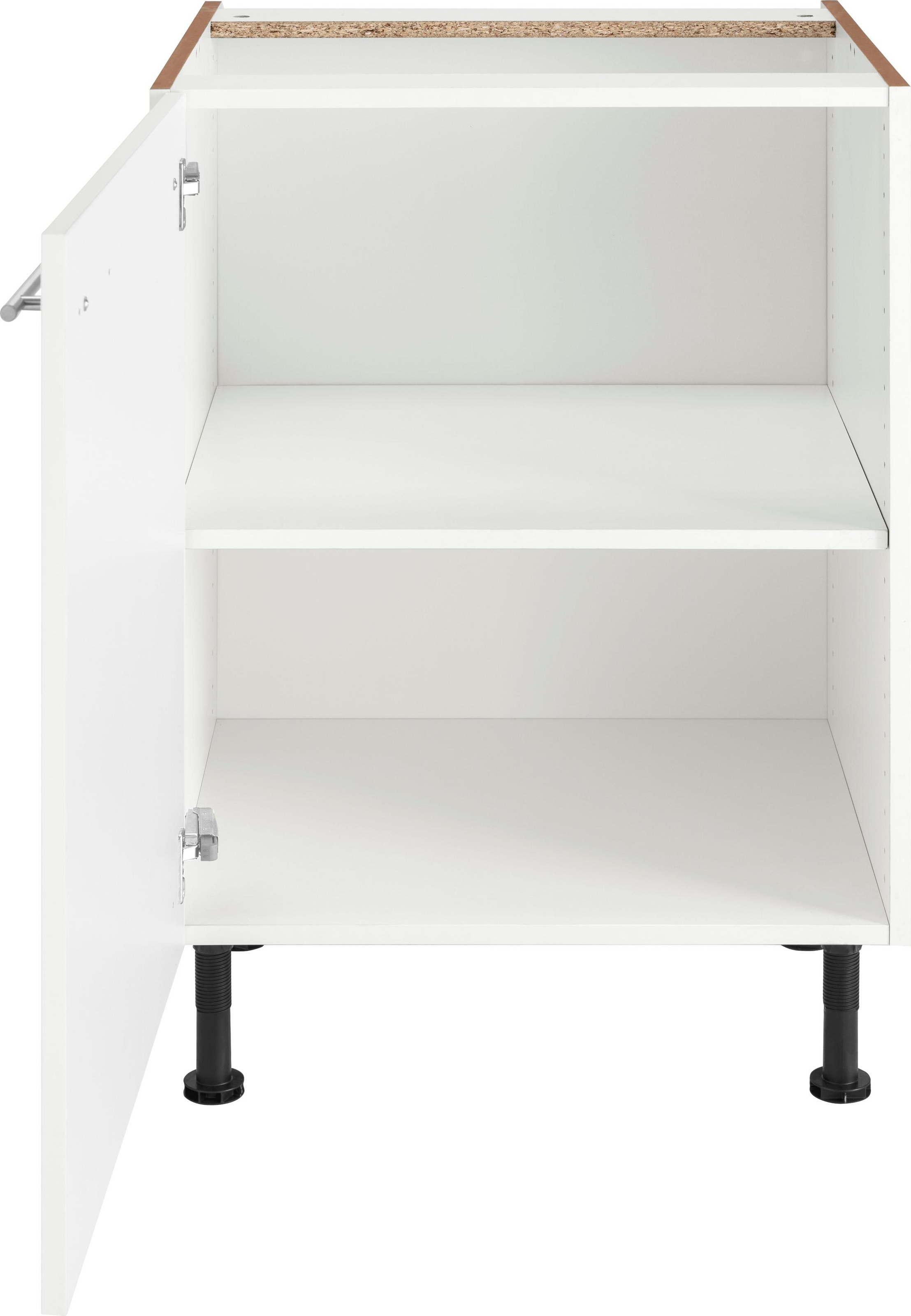 OPTIFIT Unterschrank »Bern«, 60 cm breit, mit 1 Tür mit höhenverstellbaren  Füßen, mit Metallgriff | BAUR