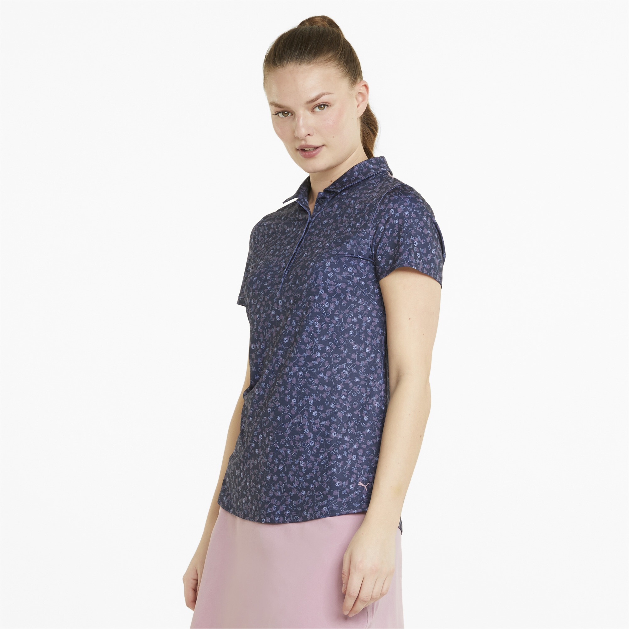 PUMA Poloshirt »Mattr Fancy Plants Golf Poloshirt Damen«