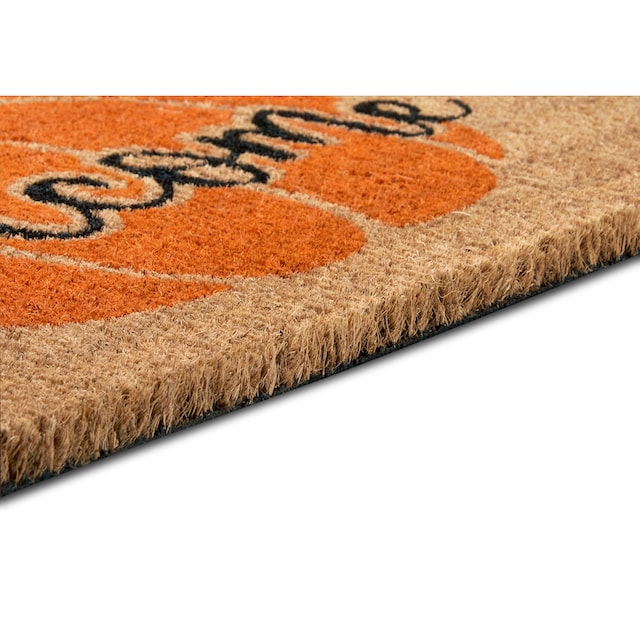 HANSE Home Fußmatte »Mix Mats Kokos Welcome Pumpkin«, rechteckig, Kokos,  Schmutzfangmatte, Outdoor, Rutschfest, Innen, Kokosmatte, Flur | BAUR