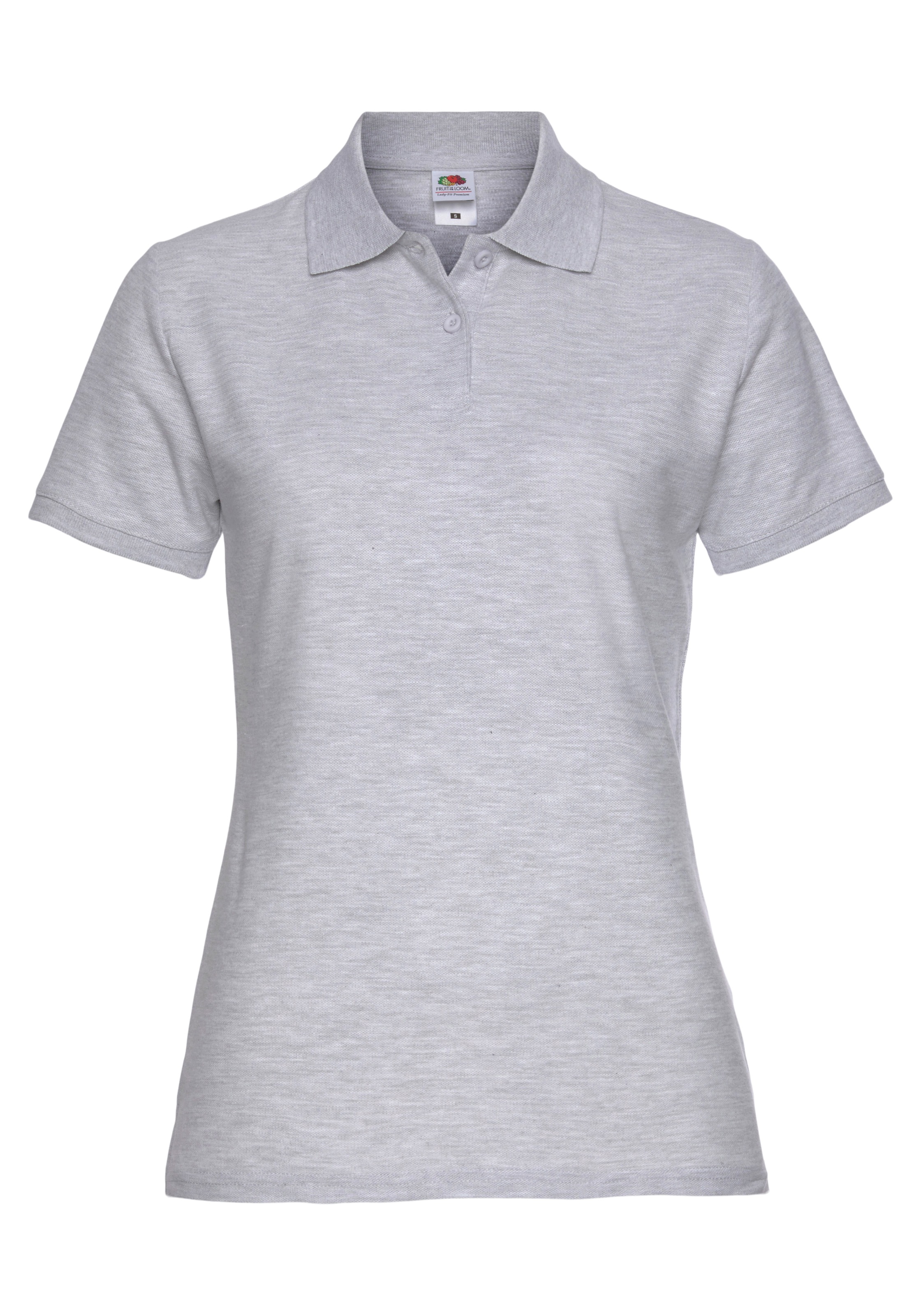 Fruit of the Loom Poloshirt "Lady-Fit Premium Polo" Sommershirt, unifarben, günstig online kaufen