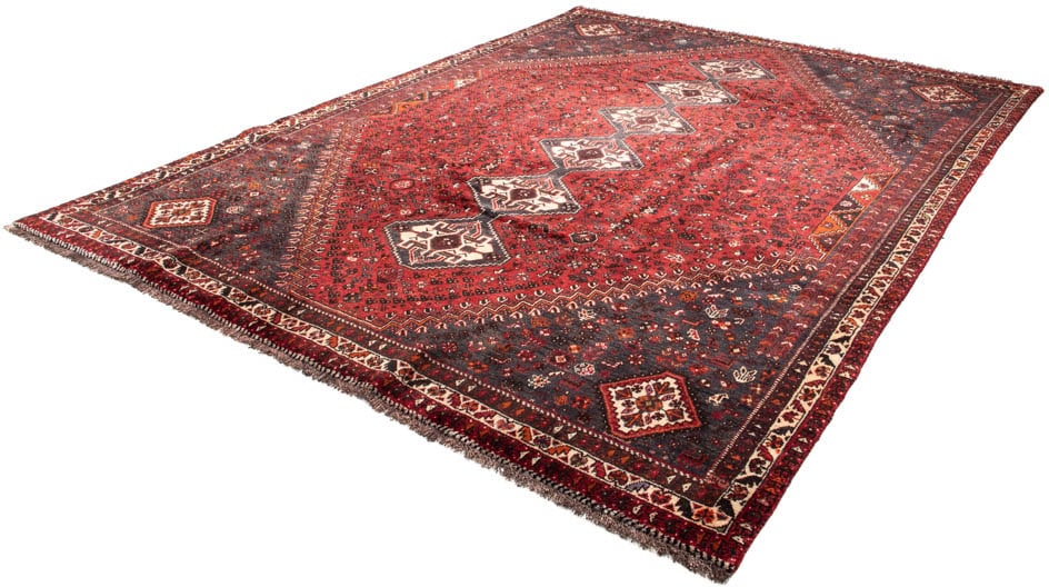 morgenland Orientteppich "Perser - Nomadic - 320 x 235 cm - dunkelrot", rechteckig, 10 mm Höhe, Wohnzimmer, Handgeknüpft