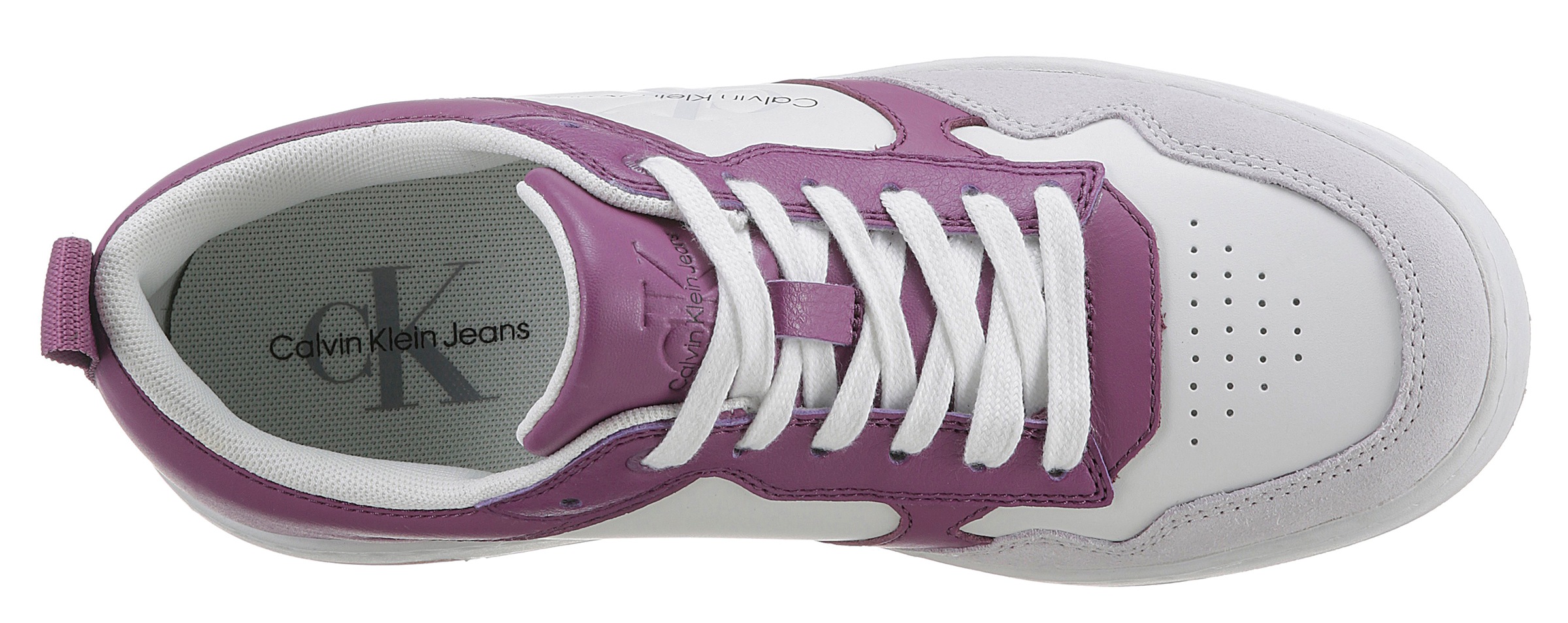 Calvin Klein Jeans Plateausneaker »BASKET CUPSOLE LOW LTH MONO W« im Basket-Style GE10773