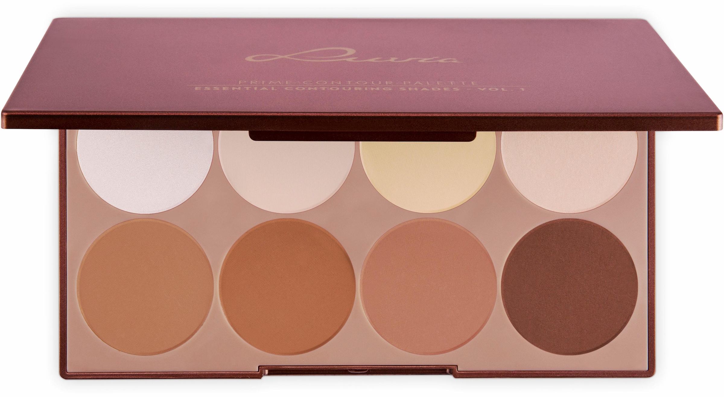 Luvia Cosmetics Contouring-Palette »Essential Contouring Shades Vol. 1«, (8 tlg.), 8 Farben