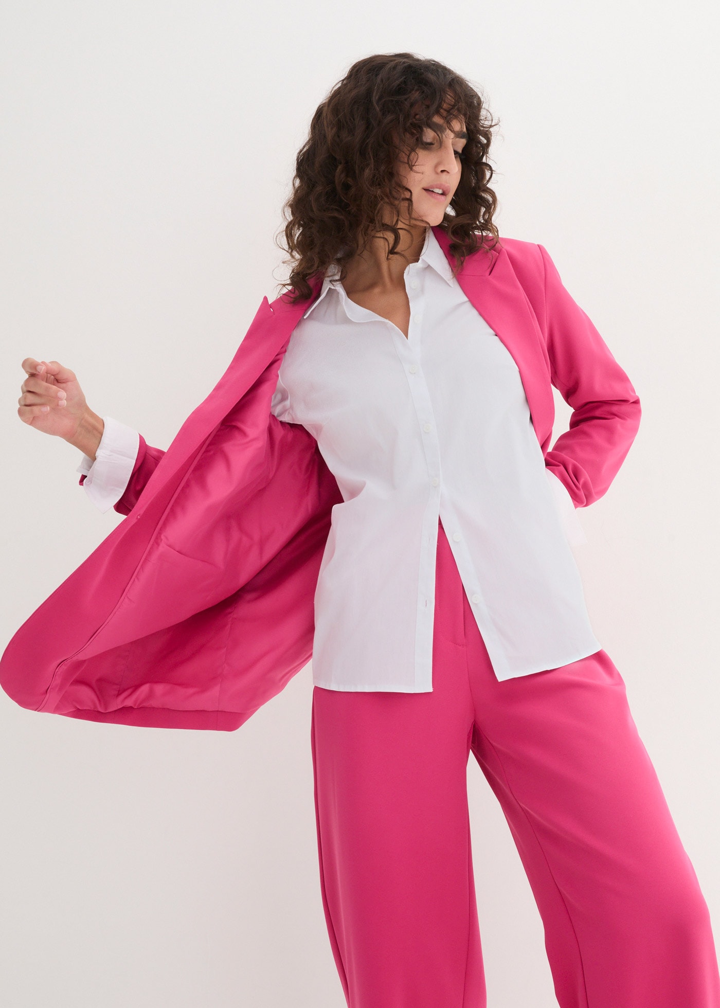 Thumbnail - bonprix Langarmbluse mit Hemdkragen und Knopfleiste