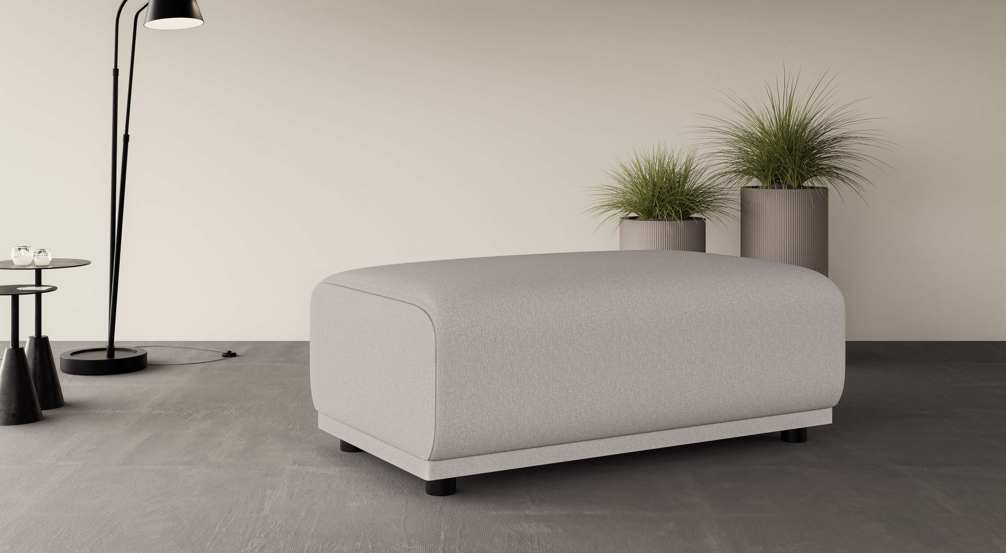 Home affaire Polsterhocker "TAMMO" passend zur Serie, auch in Cord und Bouclé