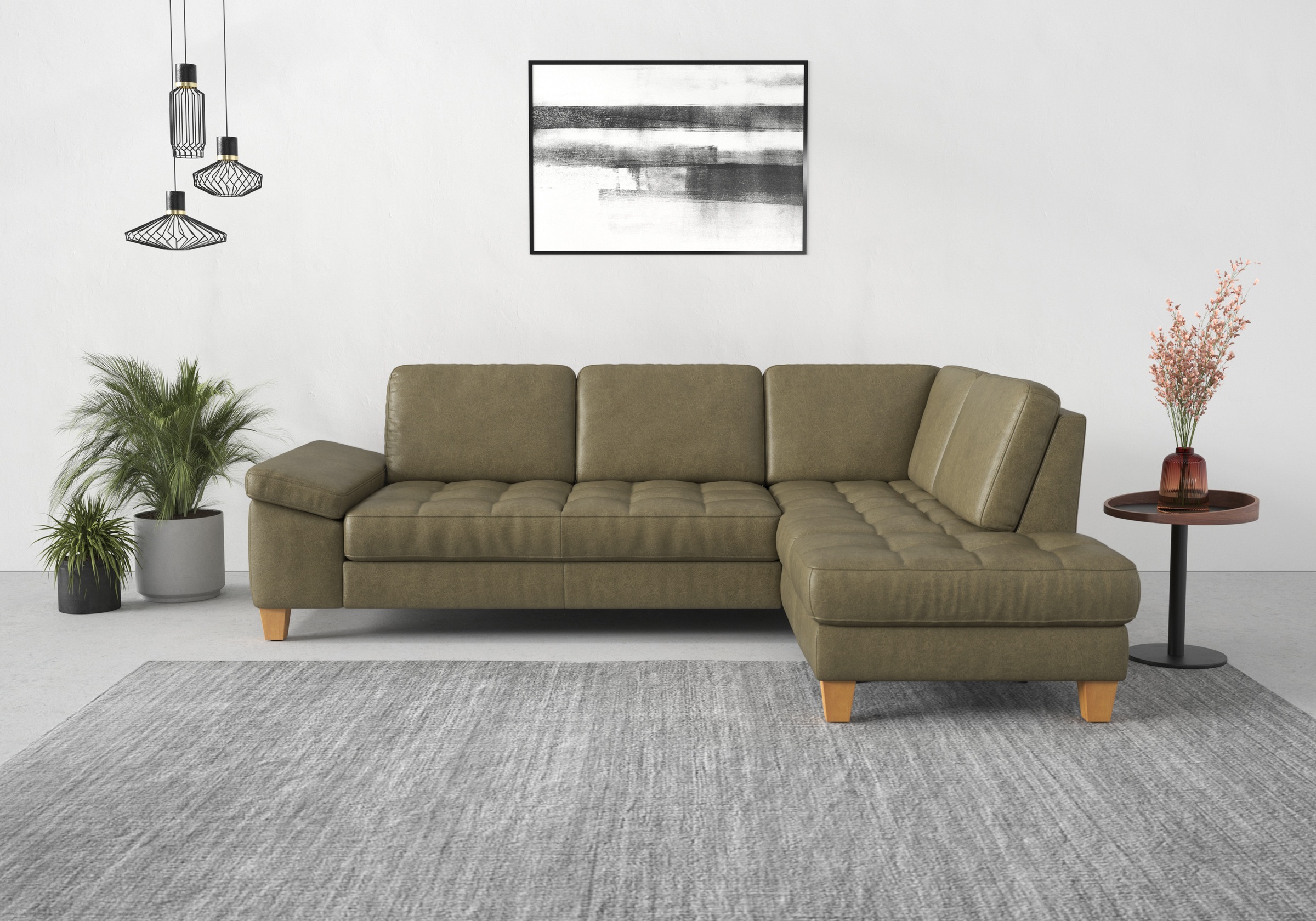 sit&more Ecksofa "Westham L-Form" mit Ottomane, mit oder ohne Bettfunktion, günstig online kaufen