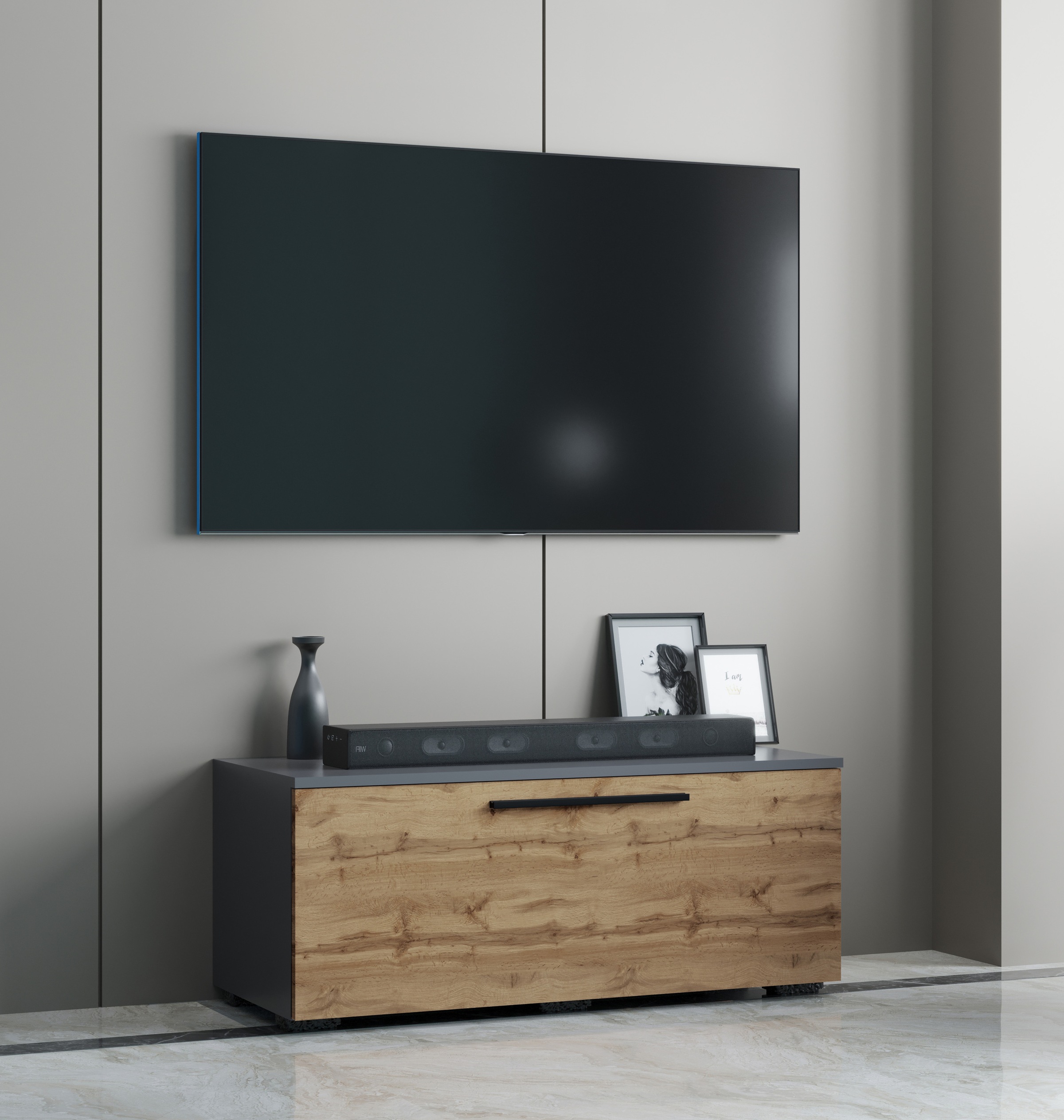 VCM Wohnzimmertisch »Holz TV Lowboard Möbel Fernsehschrank Arila S«