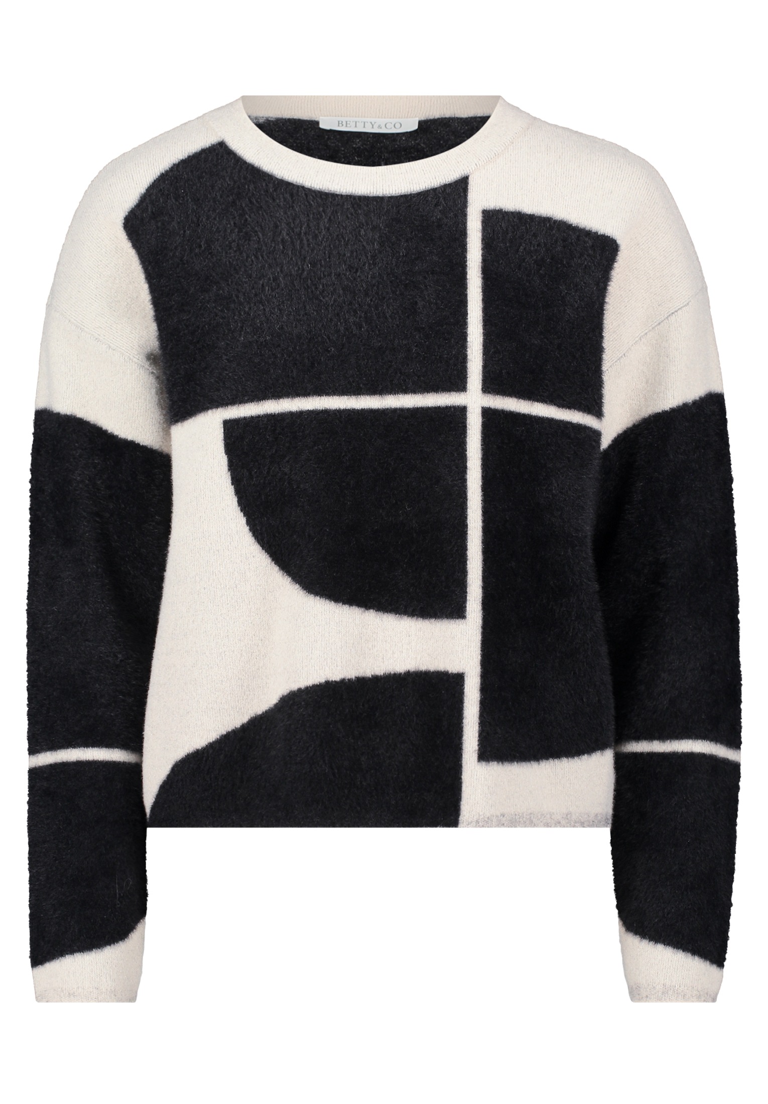 Betty&Co Strickpullover "Damen mit Jacquard" 1 Stk. günstig online kaufen