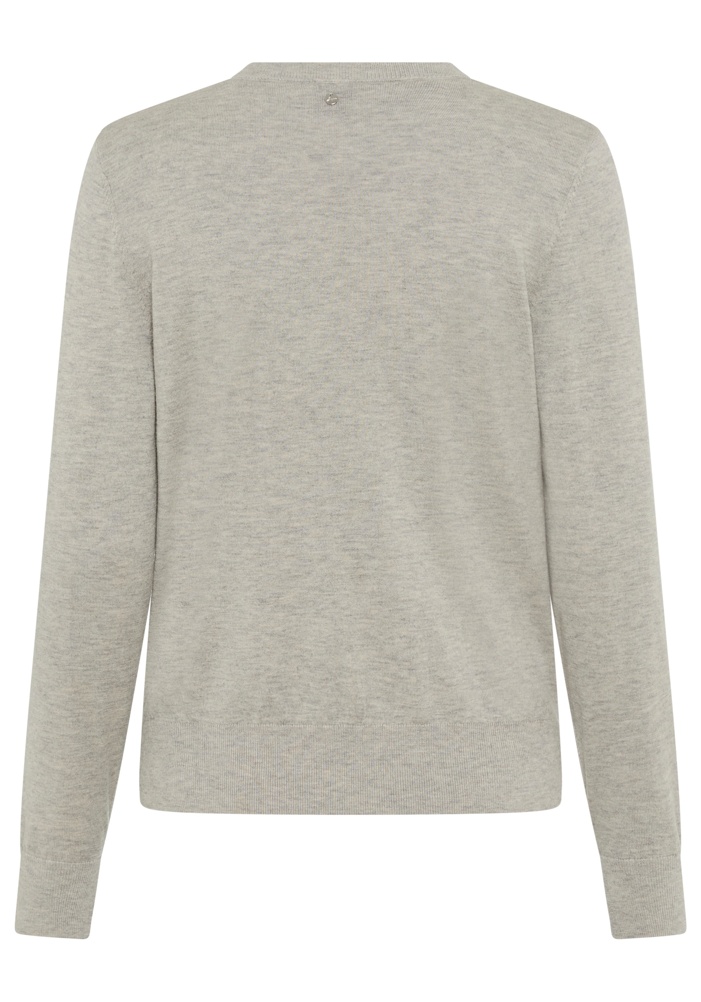BOSS ORANGE Strickpullover »Finguine Premium Damenmode« mit Ajour-Dekor, Rundhalsform