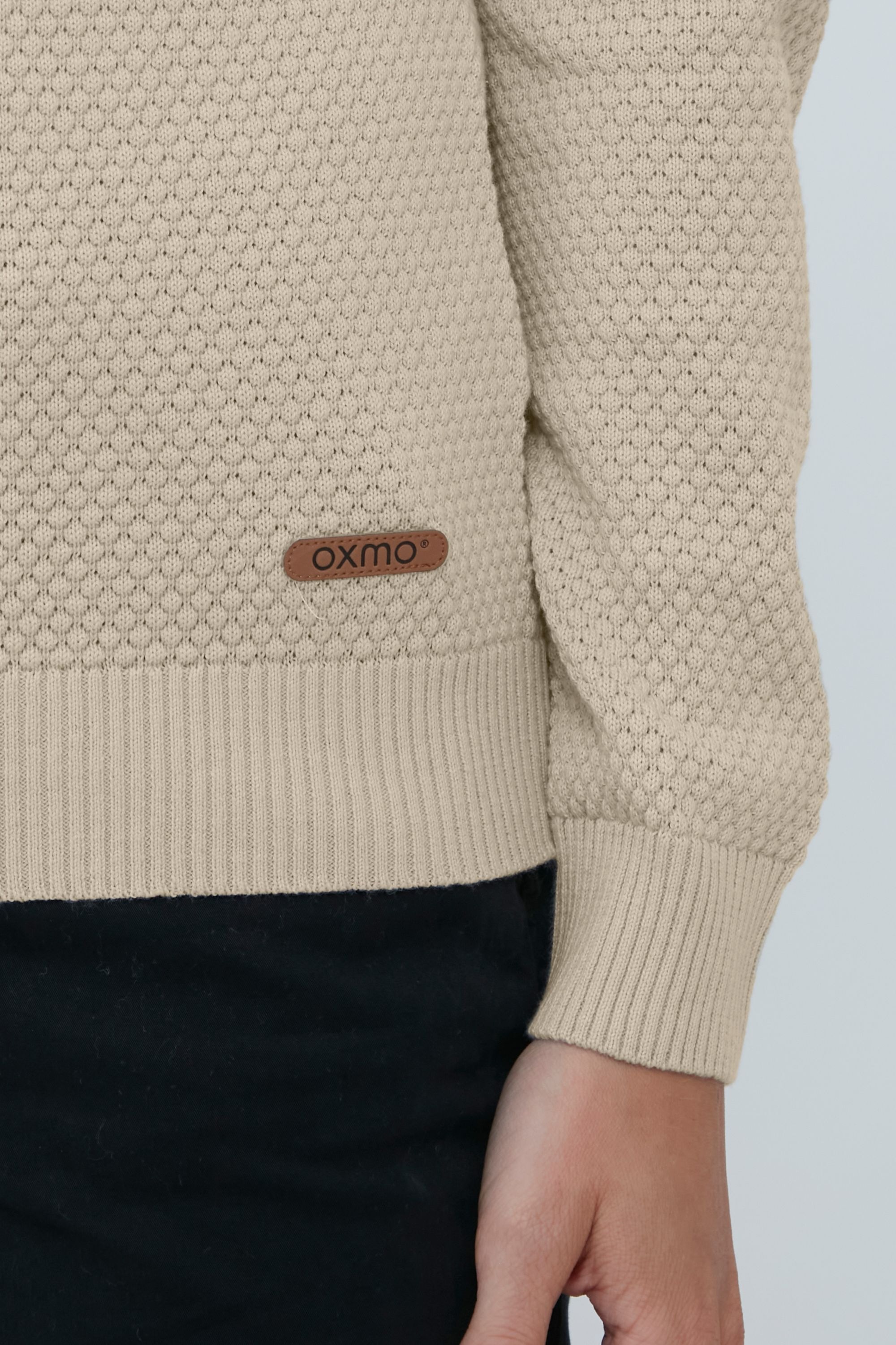 OXMO Strickfleece-Pullover »Strickpullover OXSarah«