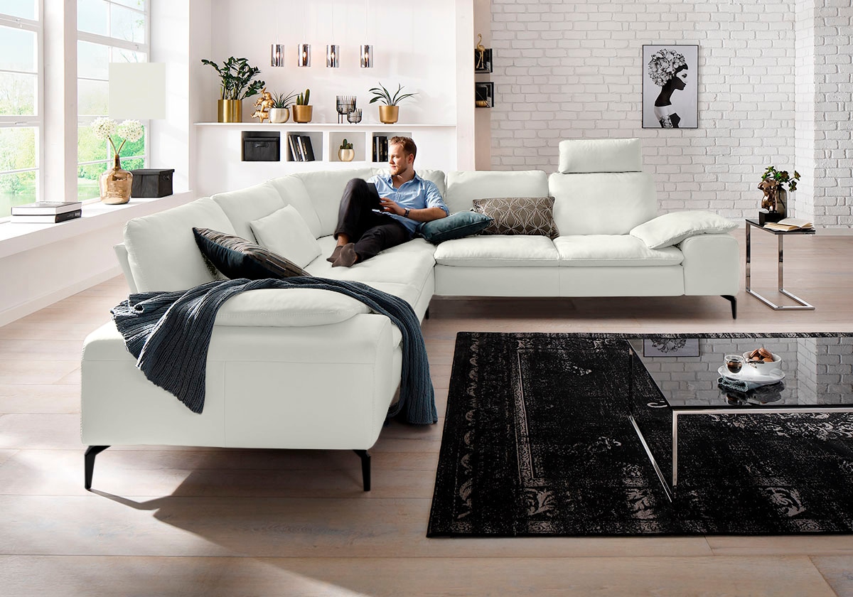 W.SCHILLIG Ecksofa "valentinoo, Designsofa, elegant und bequem, L-Form" mit günstig online kaufen