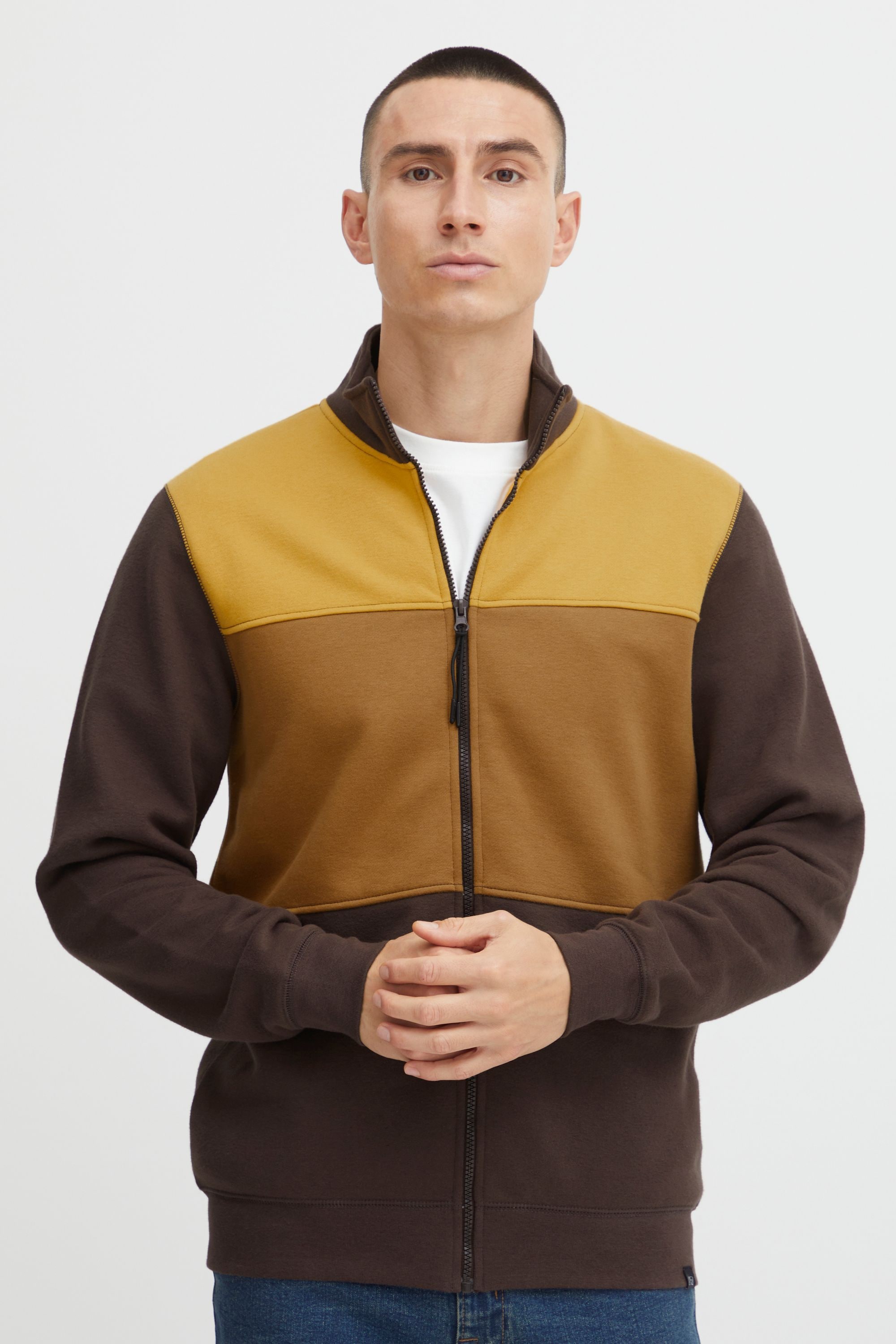 Blend Sweatjacke "BHBlock", Stilvolle Sweat Zip-Jacke günstig online kaufen