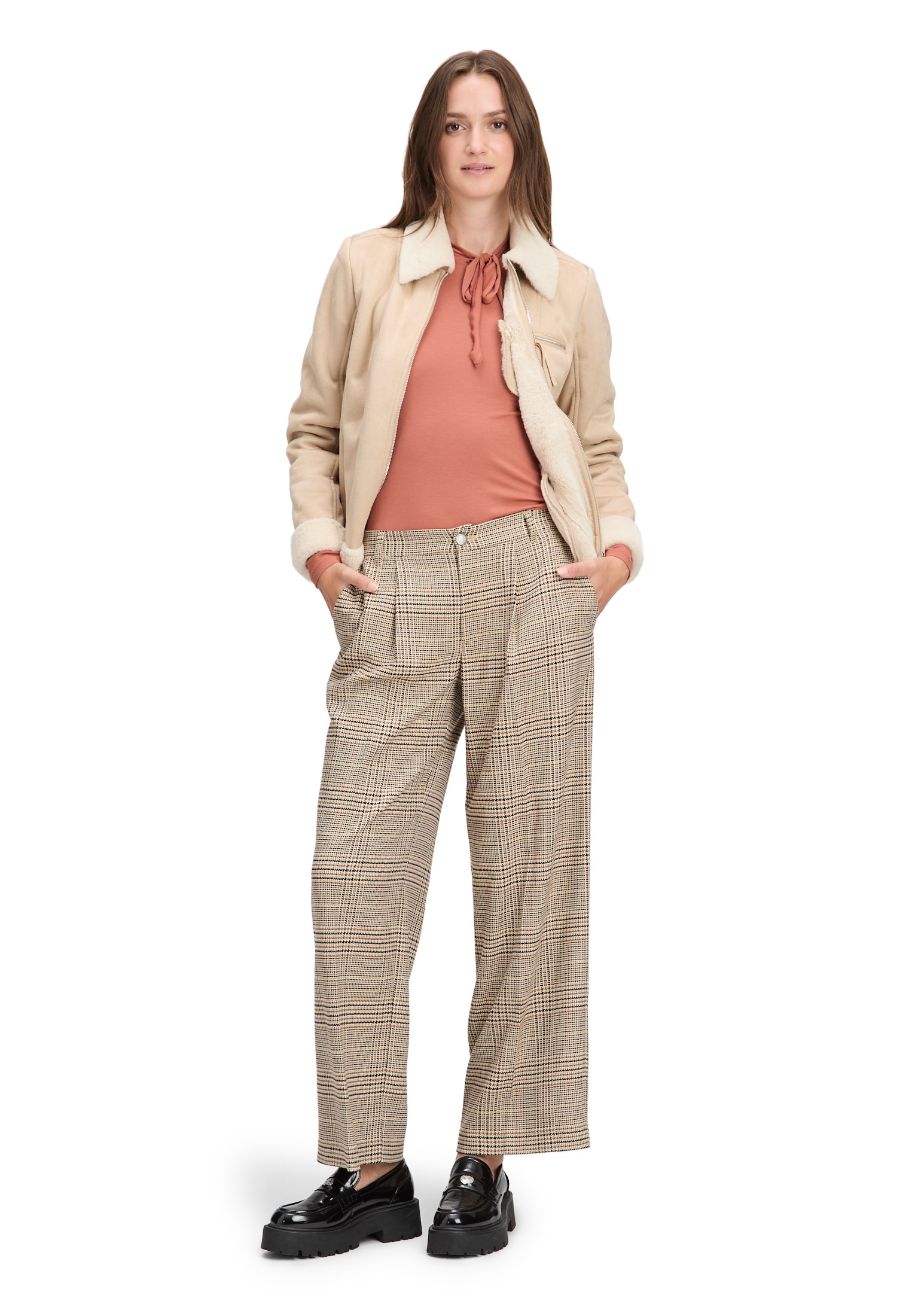 Cartoon Bundfaltenhose »Damen mit Bundfalten«