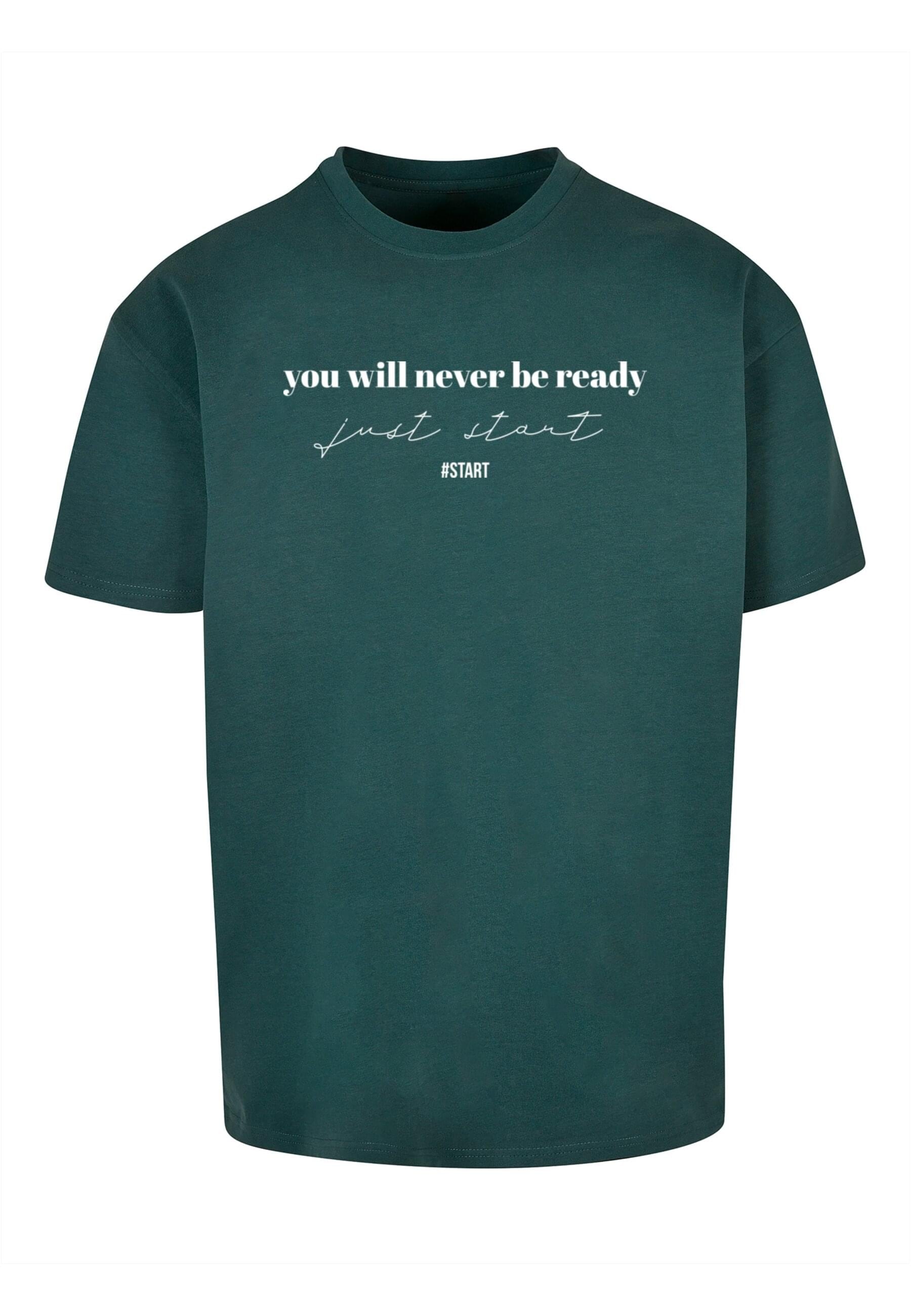 Merchcode T-Shirt "Merchcode Herren Just Start Heavy Oversize Tee", (1 tlg. günstig online kaufen
