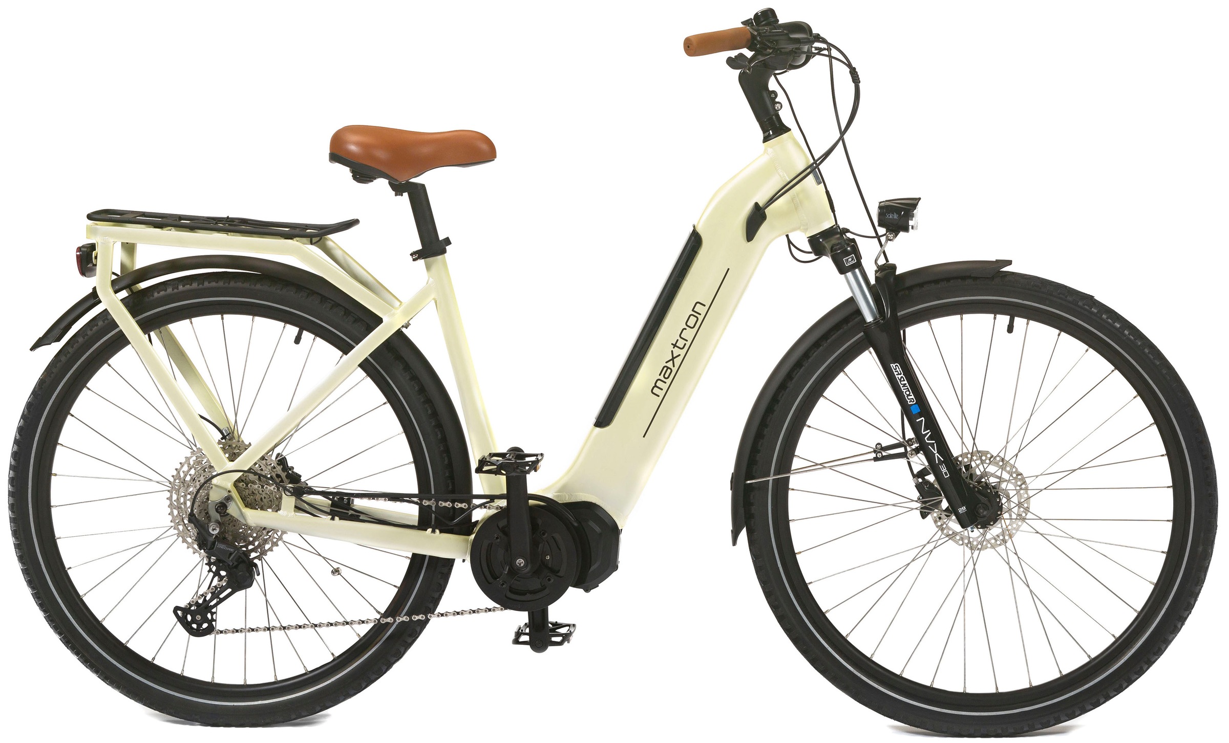 Maxtron E-Bike "MTS 21X", 11 Gang, Shimano, Deore, Mittelmotor 250 W, Pedelec, Elektrofahrrad für Damen u. Herren