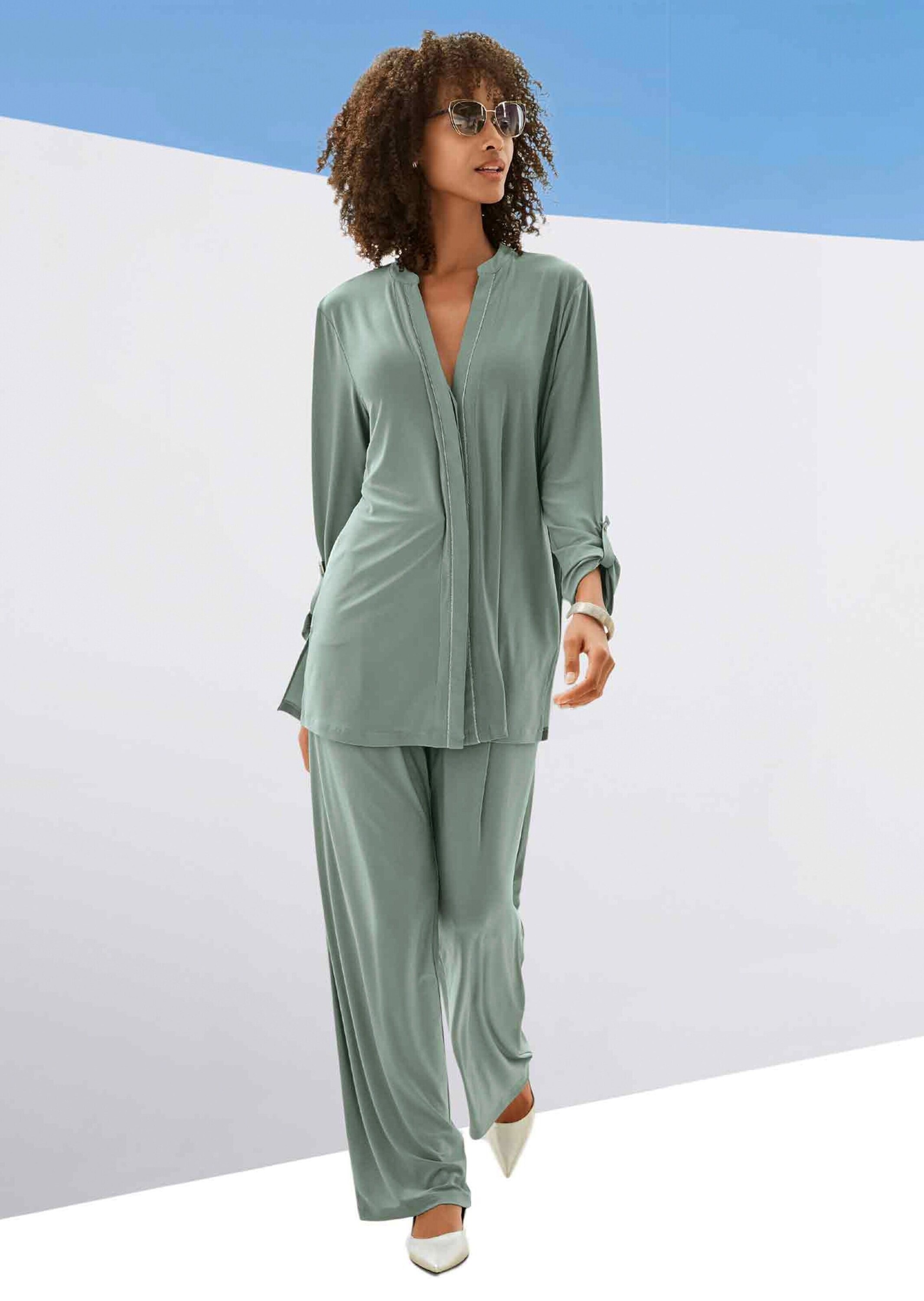 MADELEINE Palazzohose »Hose Marlene-Hose in eleganter Weite«