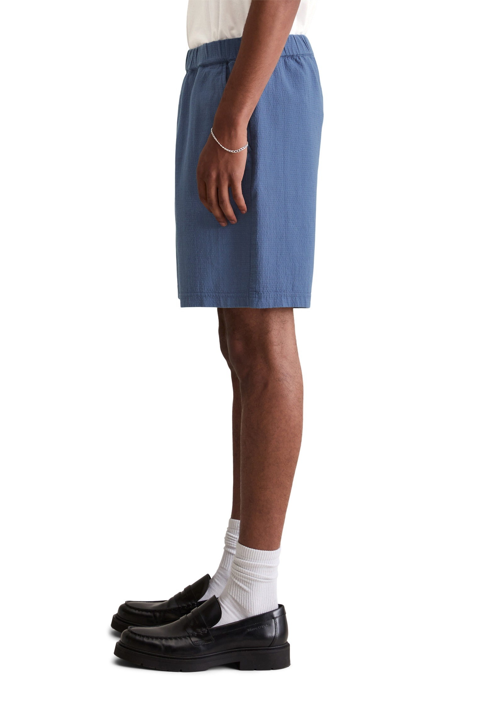 Marc OPolo DENIM Shorts "fein strukturiert aus Bio-Baumwolle" günstig online kaufen