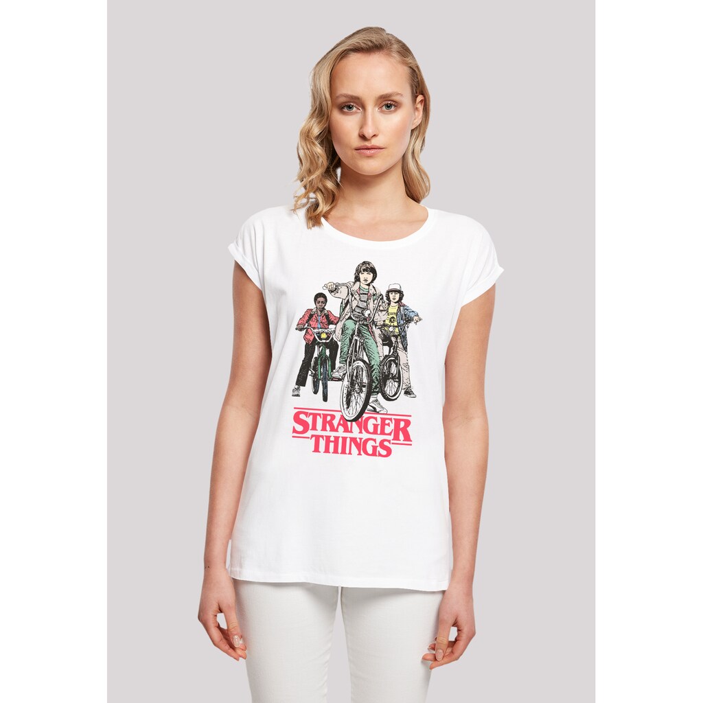 F4NT4STIC T-Shirt »Stranger Things Retro Bikers«, Premium Qualität