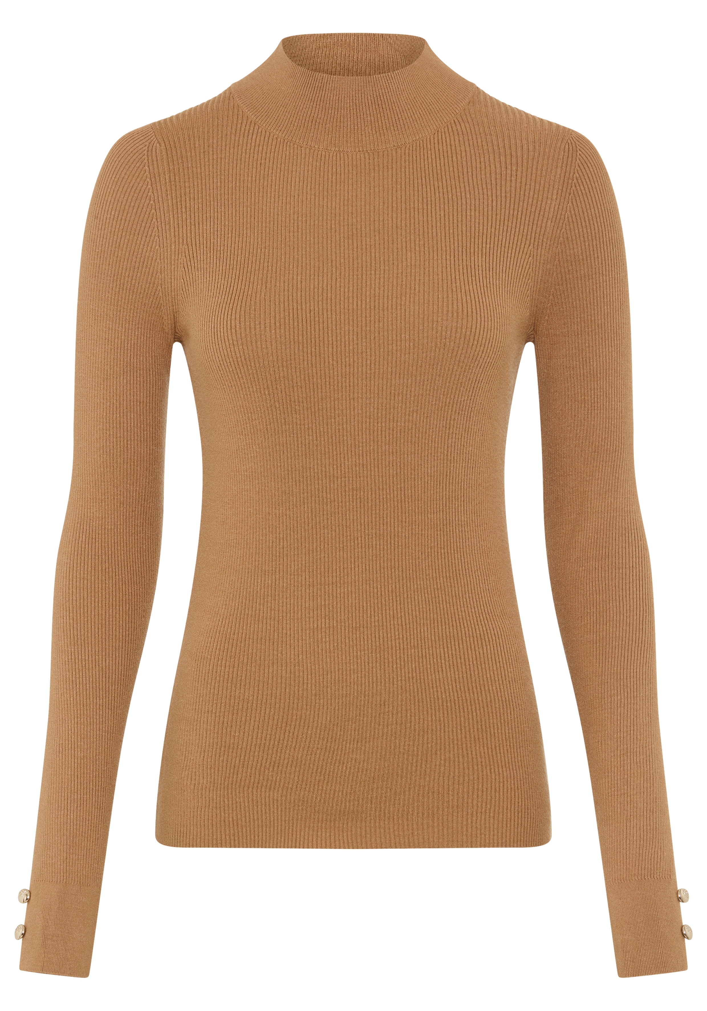 JOOP Stehkragenpullover "Karisa" Viskose-Mix Strick mit Stehkragen