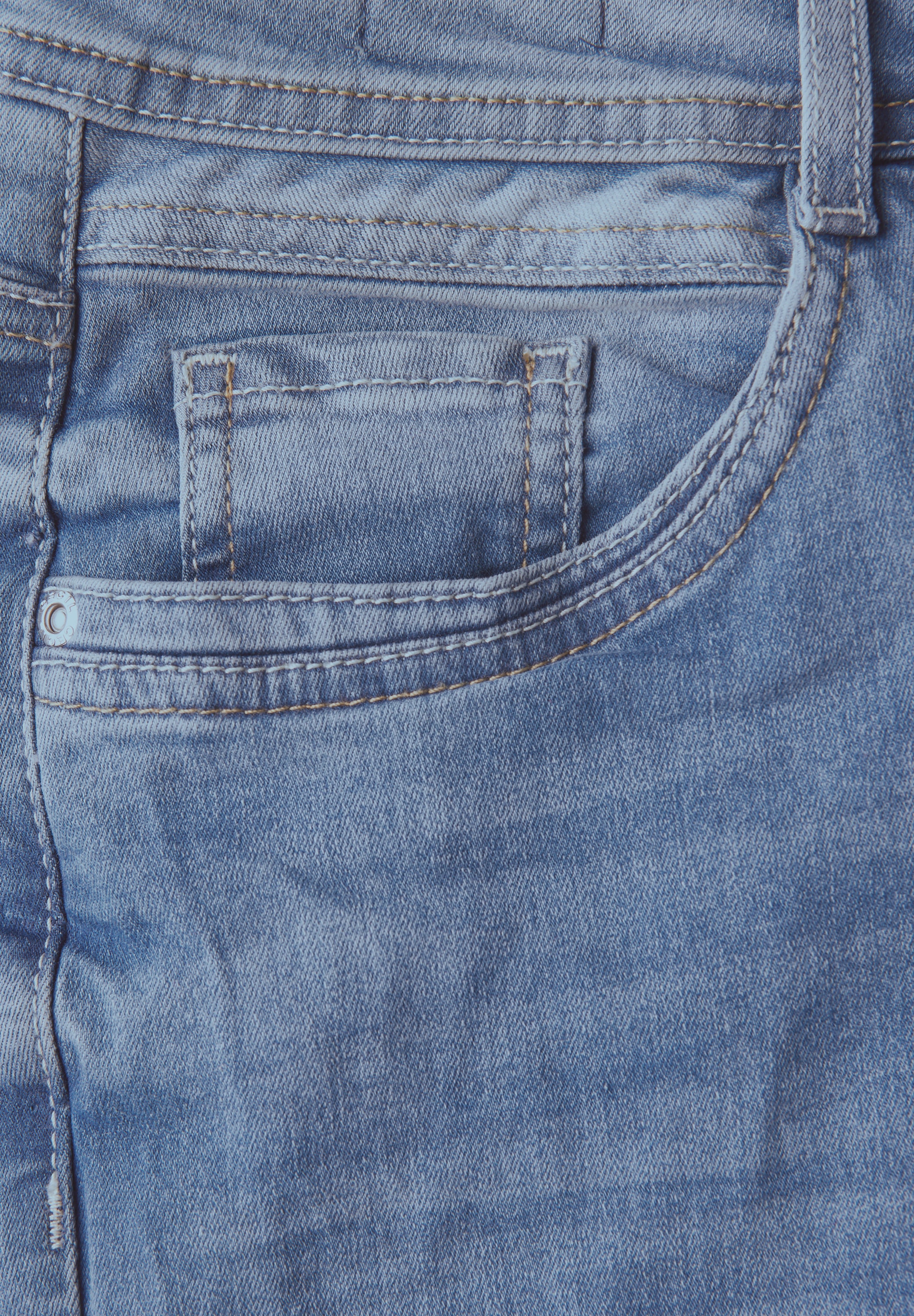 STREET ONE Loose-fit-Jeans, High Waist