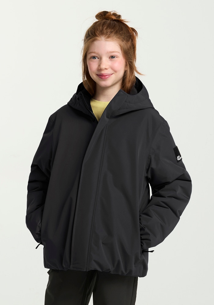 Jack Wolfskin Outdoorjacke "TEEN INS JACKET K" mit Kapuze
