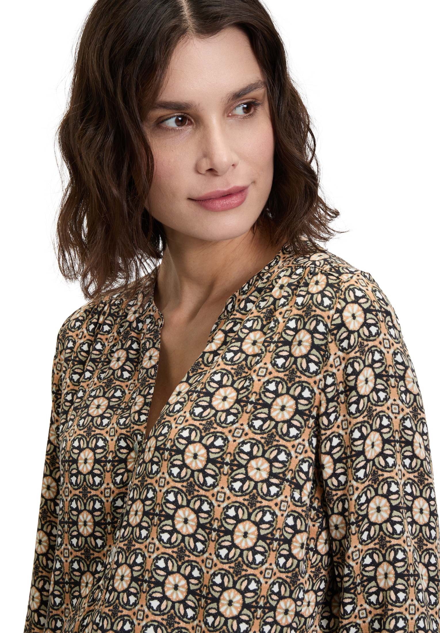 Cartoon Schlupfbluse »Cartoon Damen Casual-Bluse mit Muster«