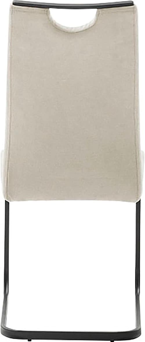 MCA furniture Freischwinger »MCA TERESINA Schwingstuhl mit Griffloch«, Feingewebe, (4er-Set), Schwingstühle mit Griffloch, Komfortsitzhöhe von ca. 48 cm