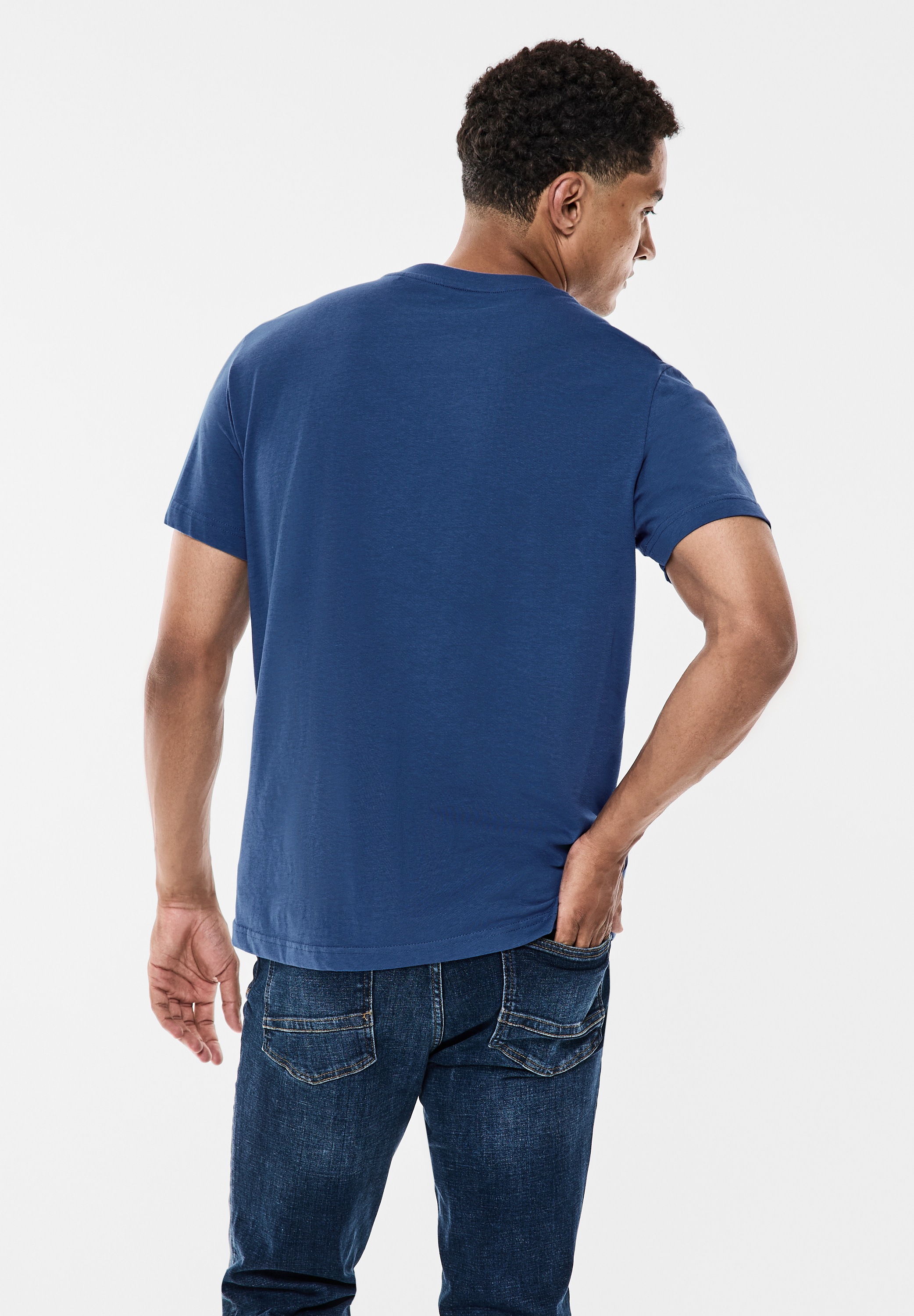 STREET ONE MEN T-Shirt, aus reiner Baumwolle günstig online kaufen