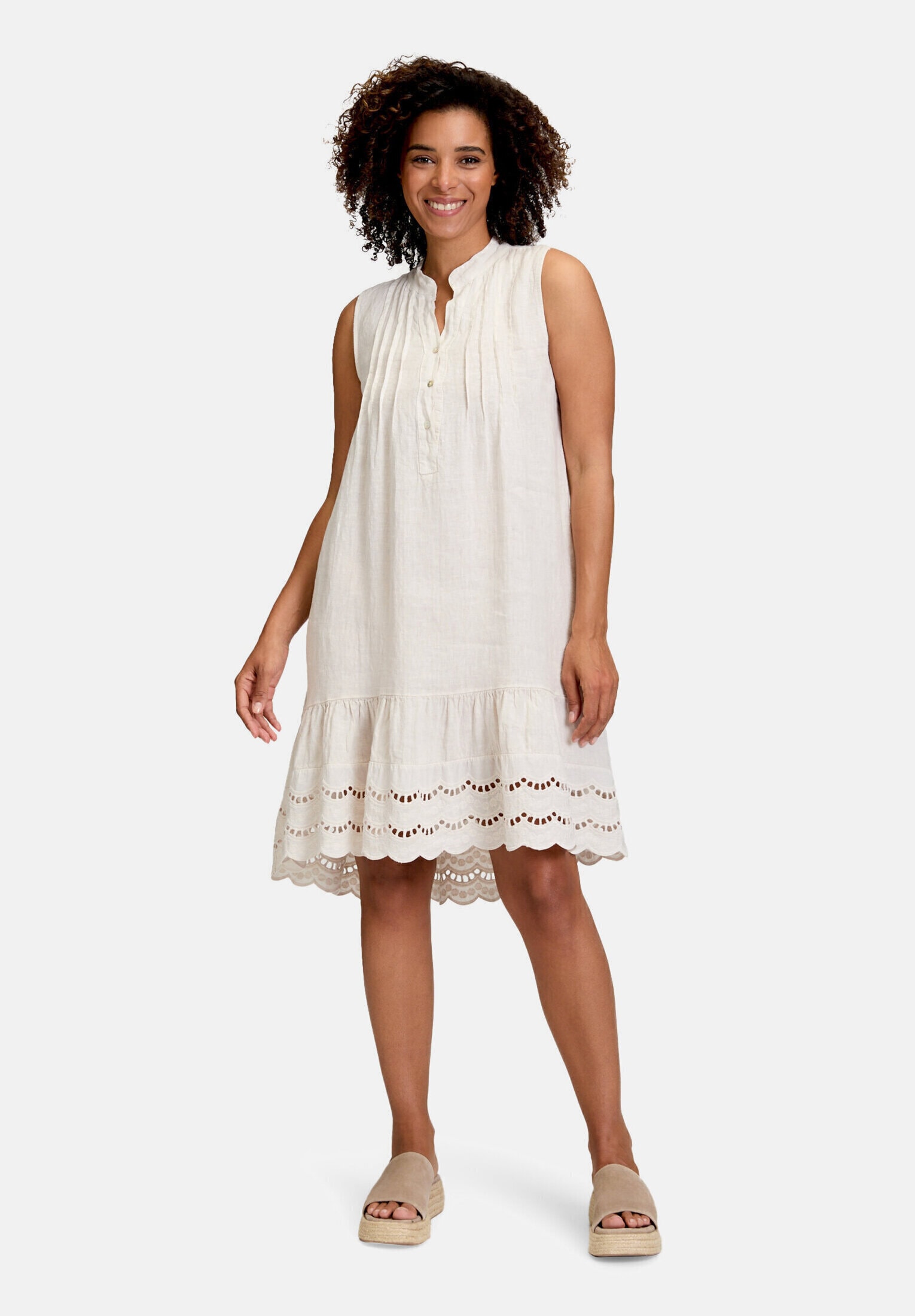 Cartoon Druckkleid "Damen mit Stickerei" Ohne Tasche Material