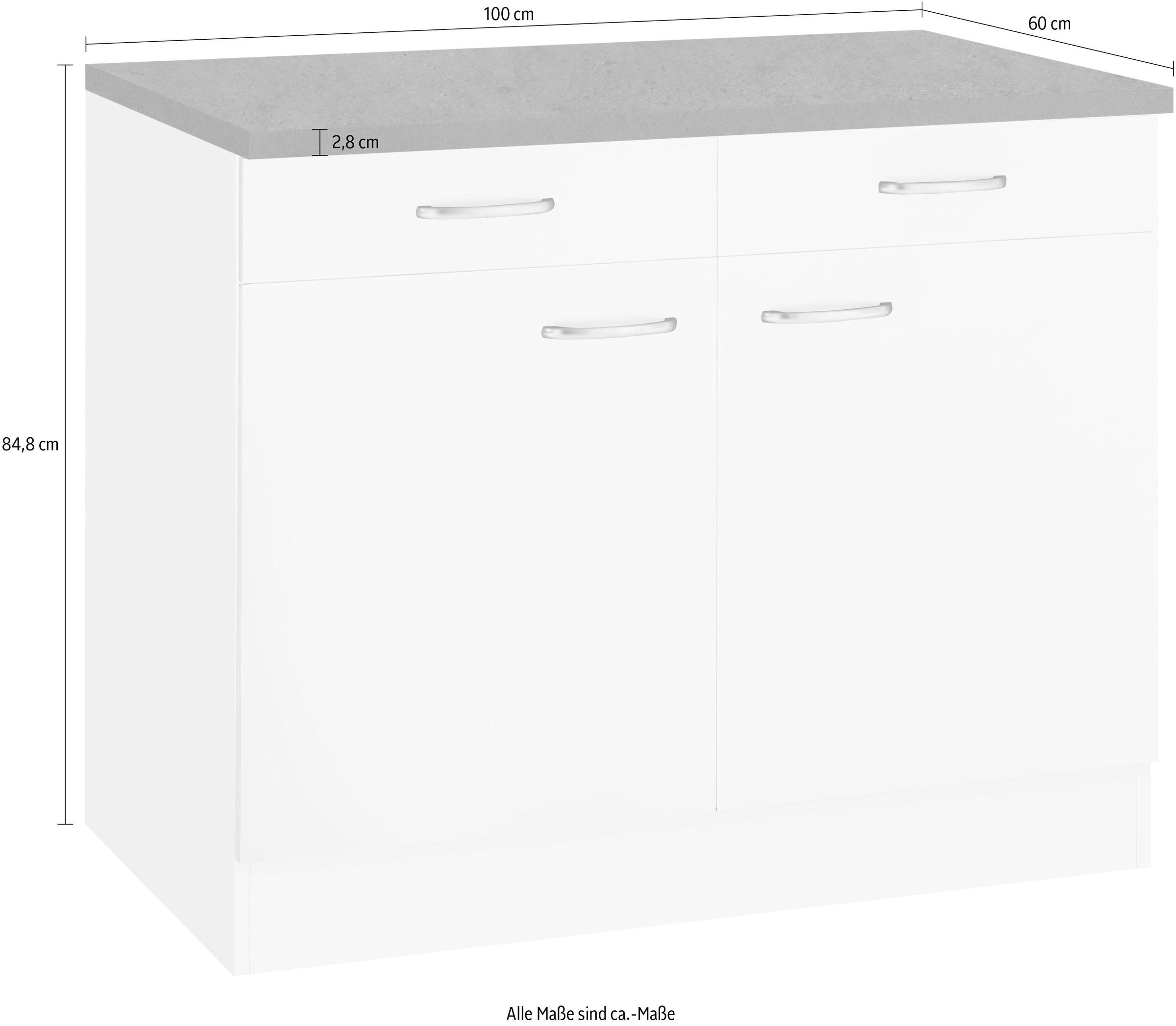 100 »Parare«, Unterschrank Breite OPTIFIT cm | BAUR