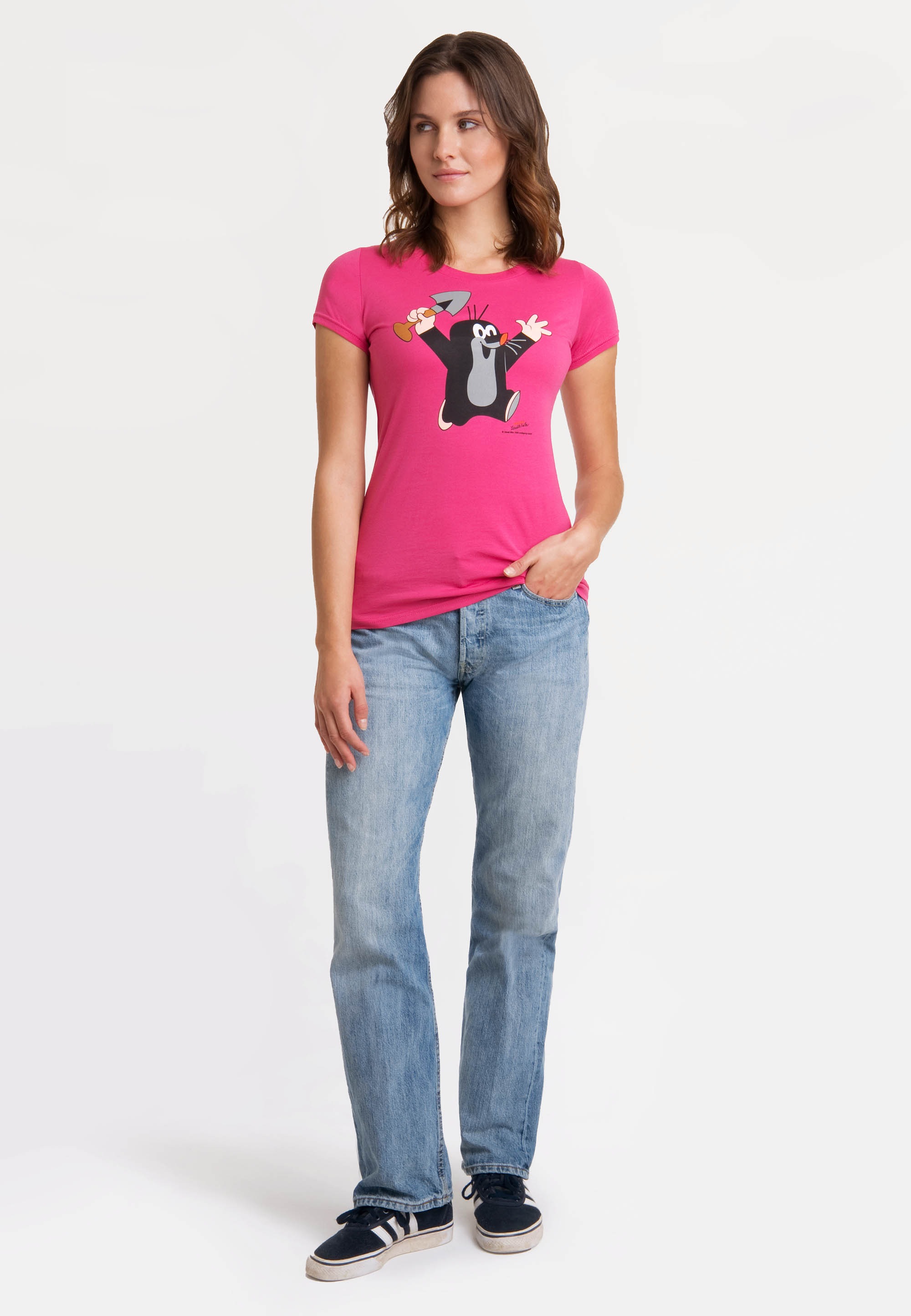 LOGOSHIRT T-Shirt »Der Originaldesign BAUR kaufen mit lizenziertem | kleine Maulwurf«