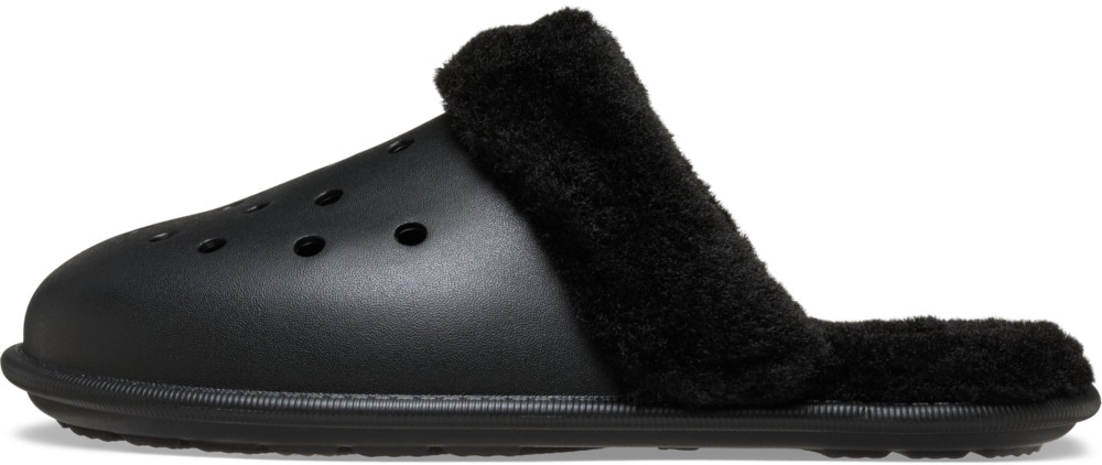 Crocs Pantoffel »Classic Fuzz Scuff«  Hausschuh, Clog mit Warmfutter