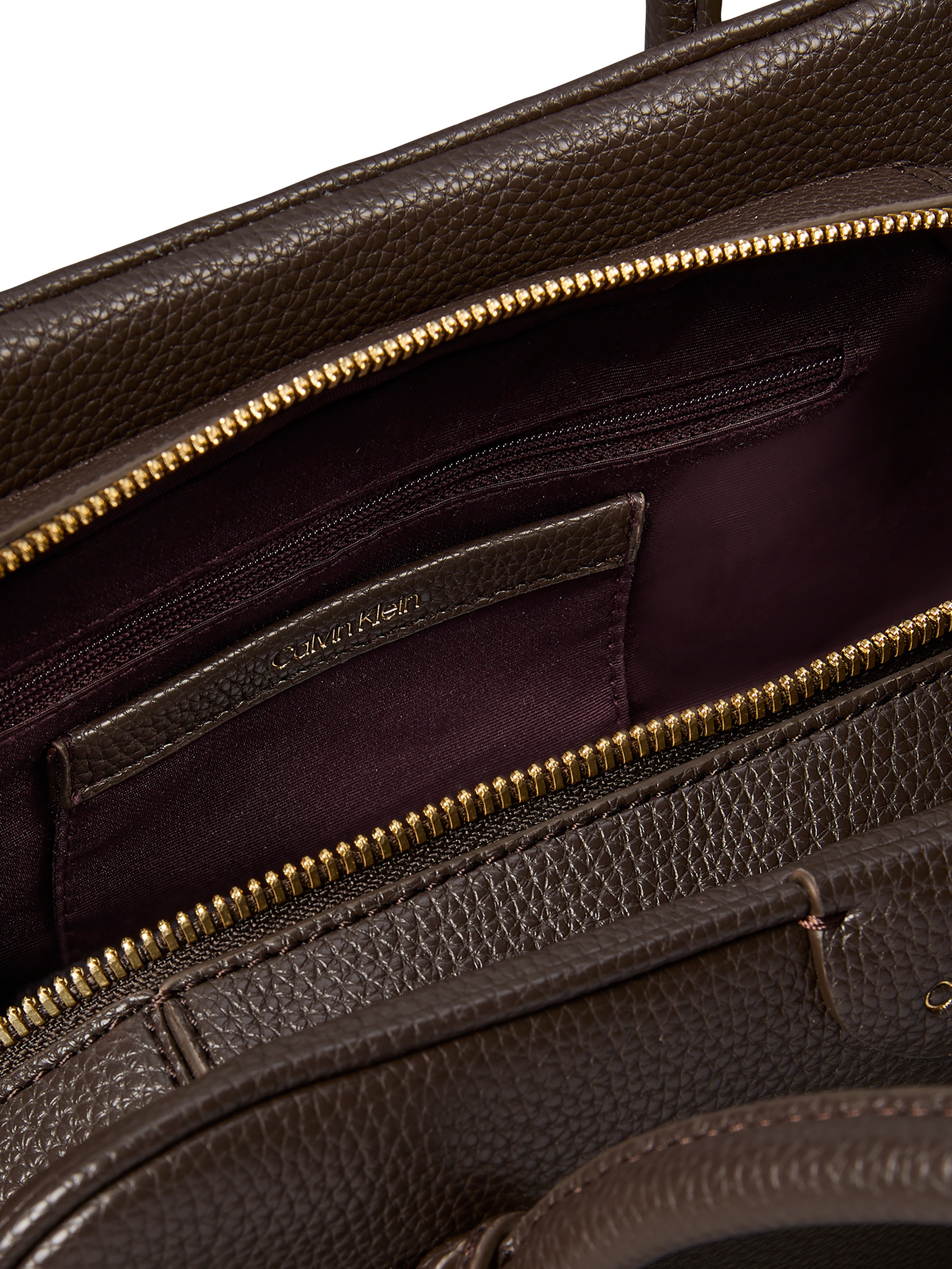 Calvin Klein Schultertasche »EMBLEM TRIO PEBBLE SHOULDER BAG« Henkeltasche, Handtasche mit Schmucklogo