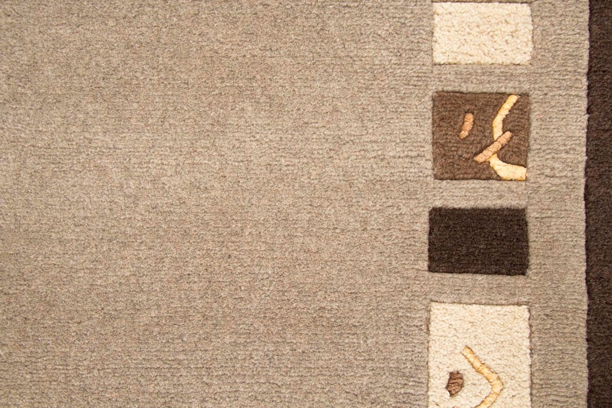 carpetfine Wollteppich »Nepal Jaipur«, rechteckig, 20 mm Höhe, reine Wolle, handgeknüpft, Wohnzimmer