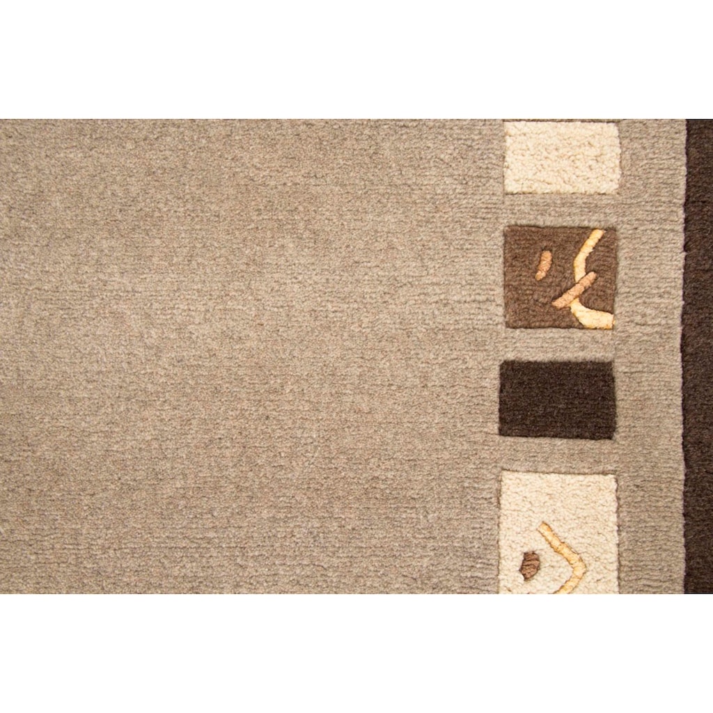 carpetfine Wollteppich »Nepal Jaipur«, rechteckig