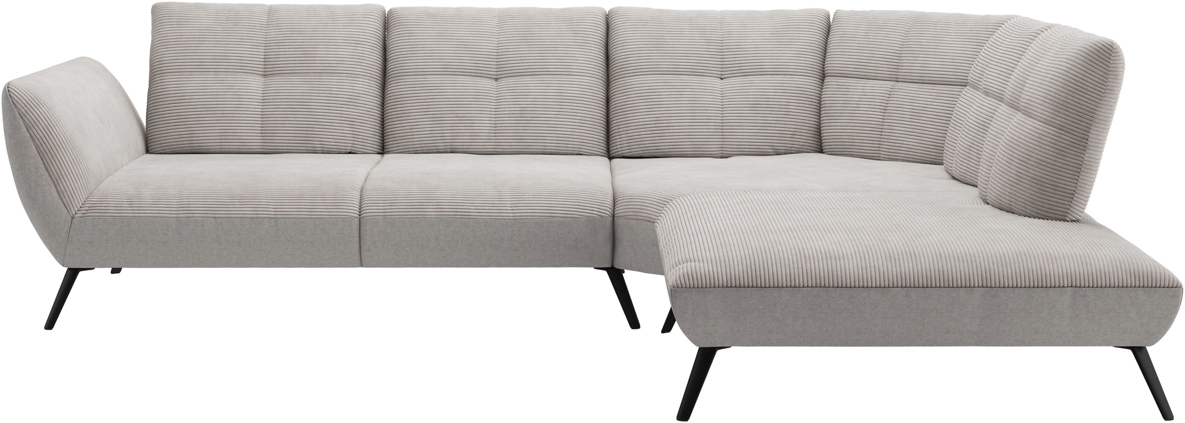 Places of Style Ecksofa »Mikado L-Form«, inkl. Sitztiefenverstellung und Armteilverstellung