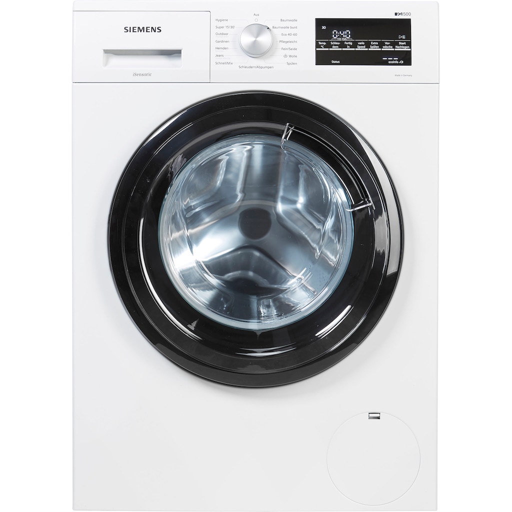 SIEMENS Waschmaschine »WM14G400«, iQ500, WM14G400, 8 kg, 1400 U/min