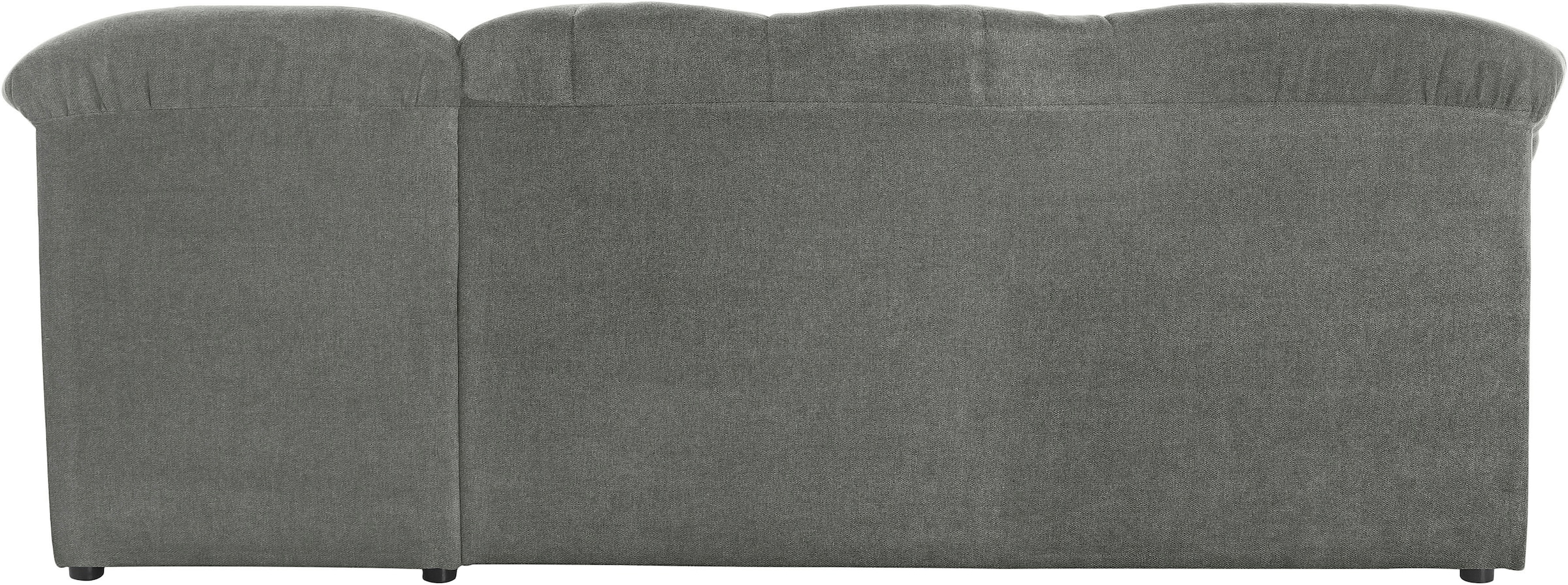 DOMO collection Ecksofa »Pegnitz, elegante Rückensteppung, komfortabel, L-Form«, wahlweise mit Bettfunktion