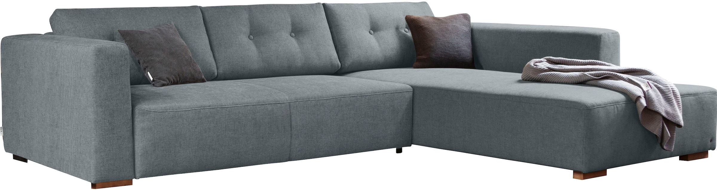 TOM TAILOR HOME Ecksofa "HEAVEN CHIC M", aus der COLORS COLLECTION, wahlweise mit Bettfunktion & Bettkasten