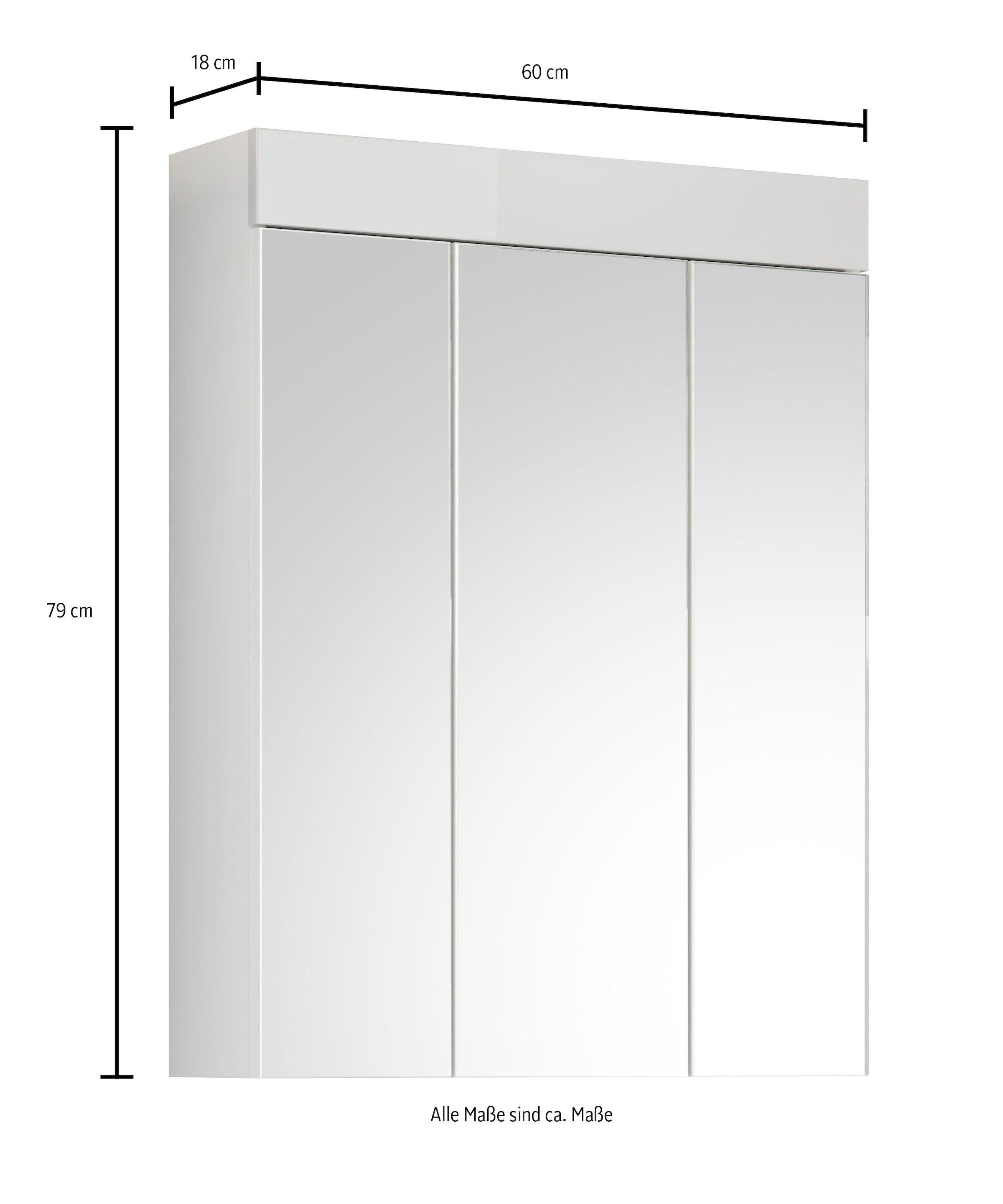 welltime Hängeschrank »Triest«, Breite 36 cm