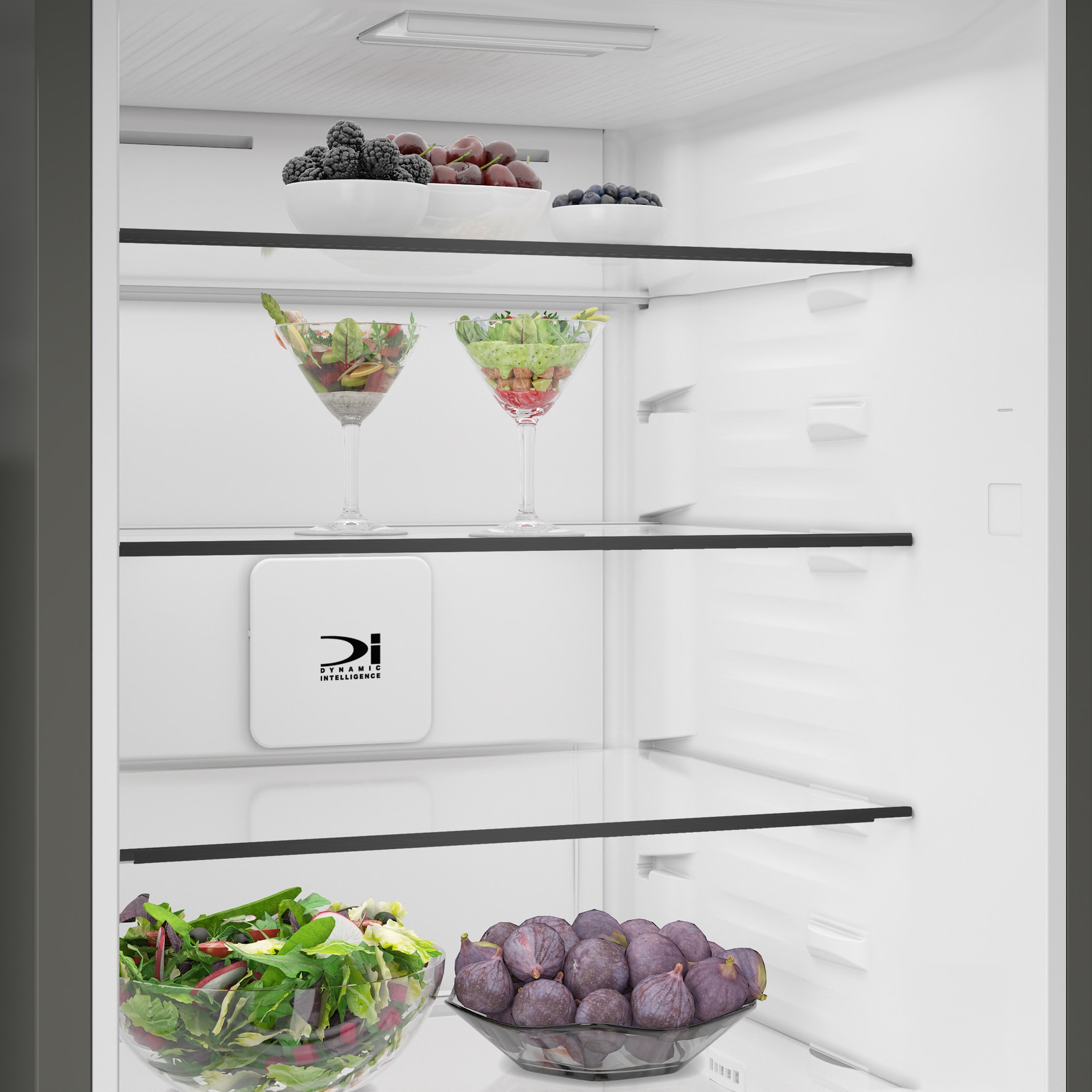 BAUKNECHT Kühl-/Gefrierkombination »KGN ECO 201AM IN« 203,5 cm hoch 59,5 cm breit FreshShield