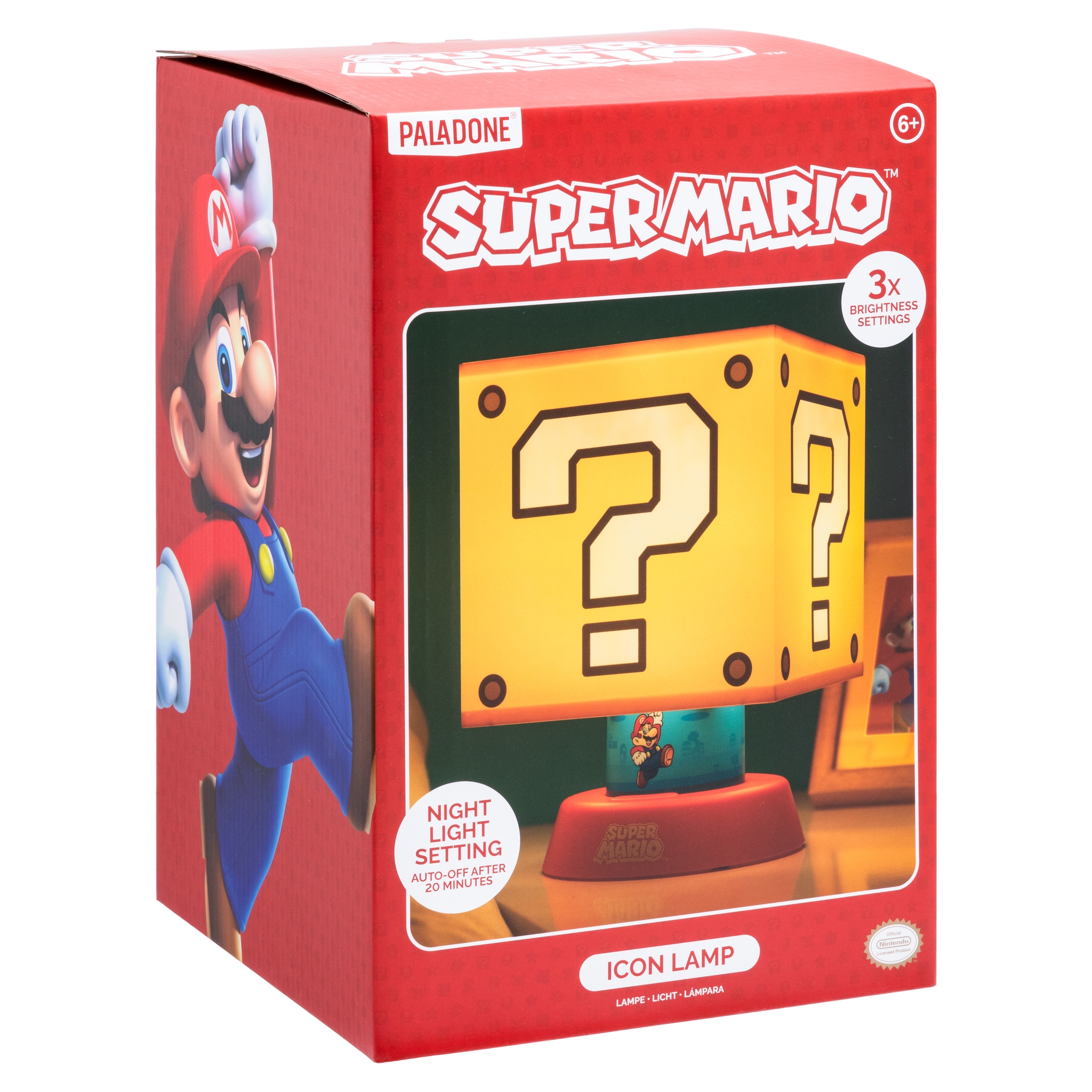 Paladone LED Dekolicht »Super Mario Rechnung BAUR auf Leuchte« Icon Fragezeichen 